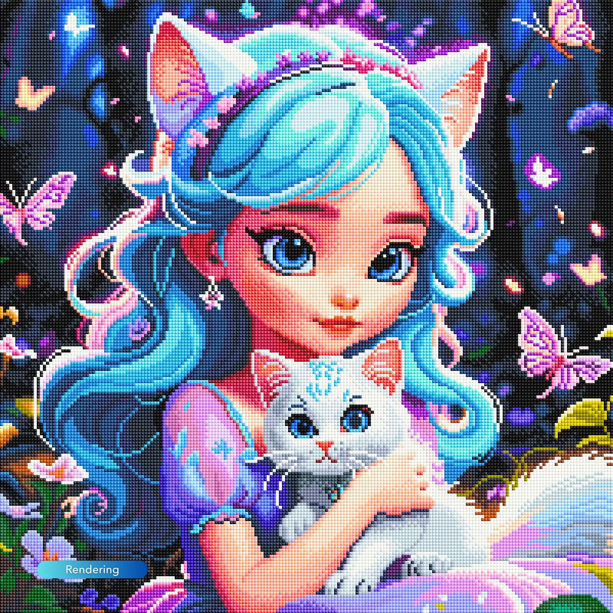 Diamond Painting – Kim Kitty Girl