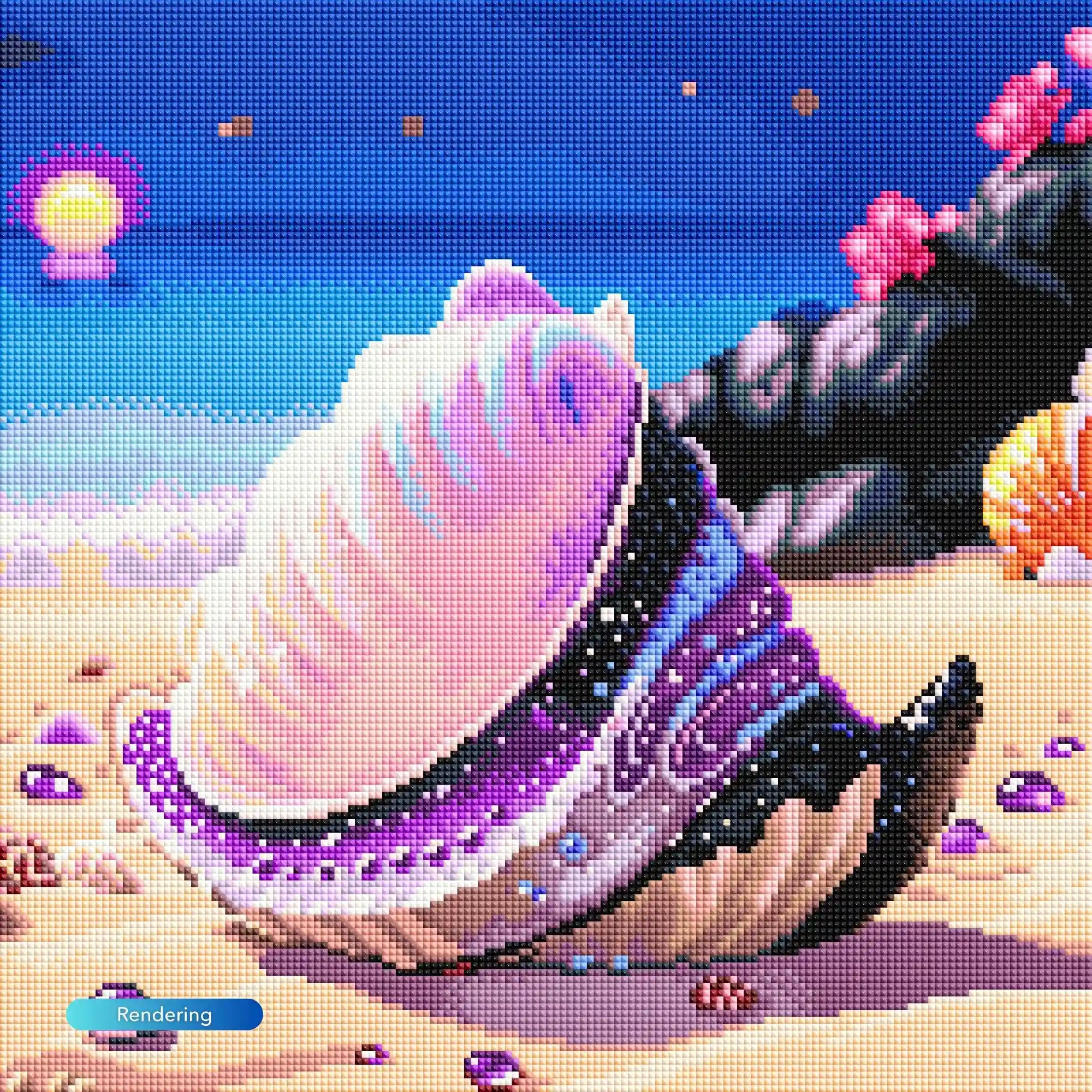 Diamond Painting – Violet Shell