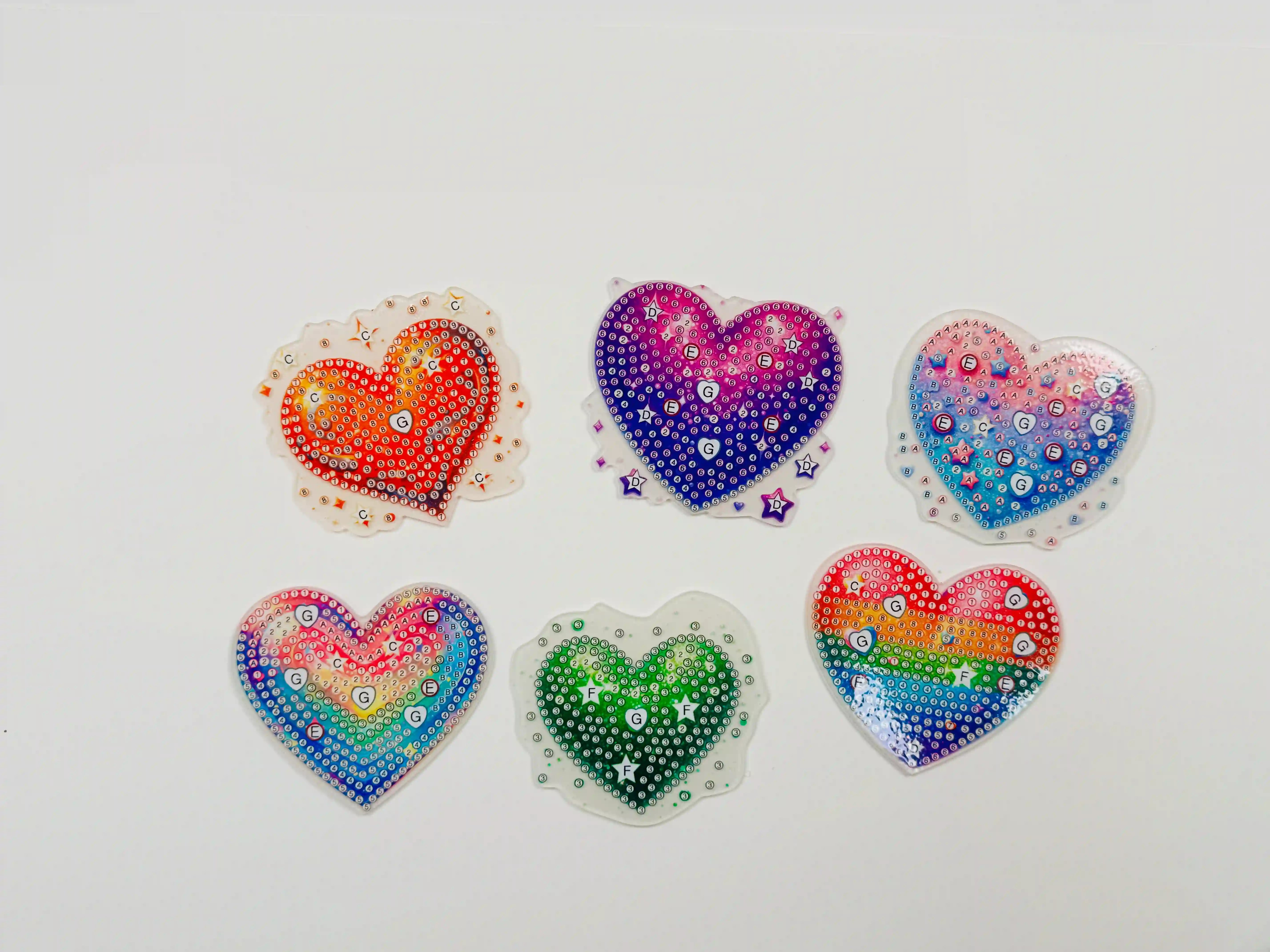 Diamond Painting Refrigerator Magnets – Hearts