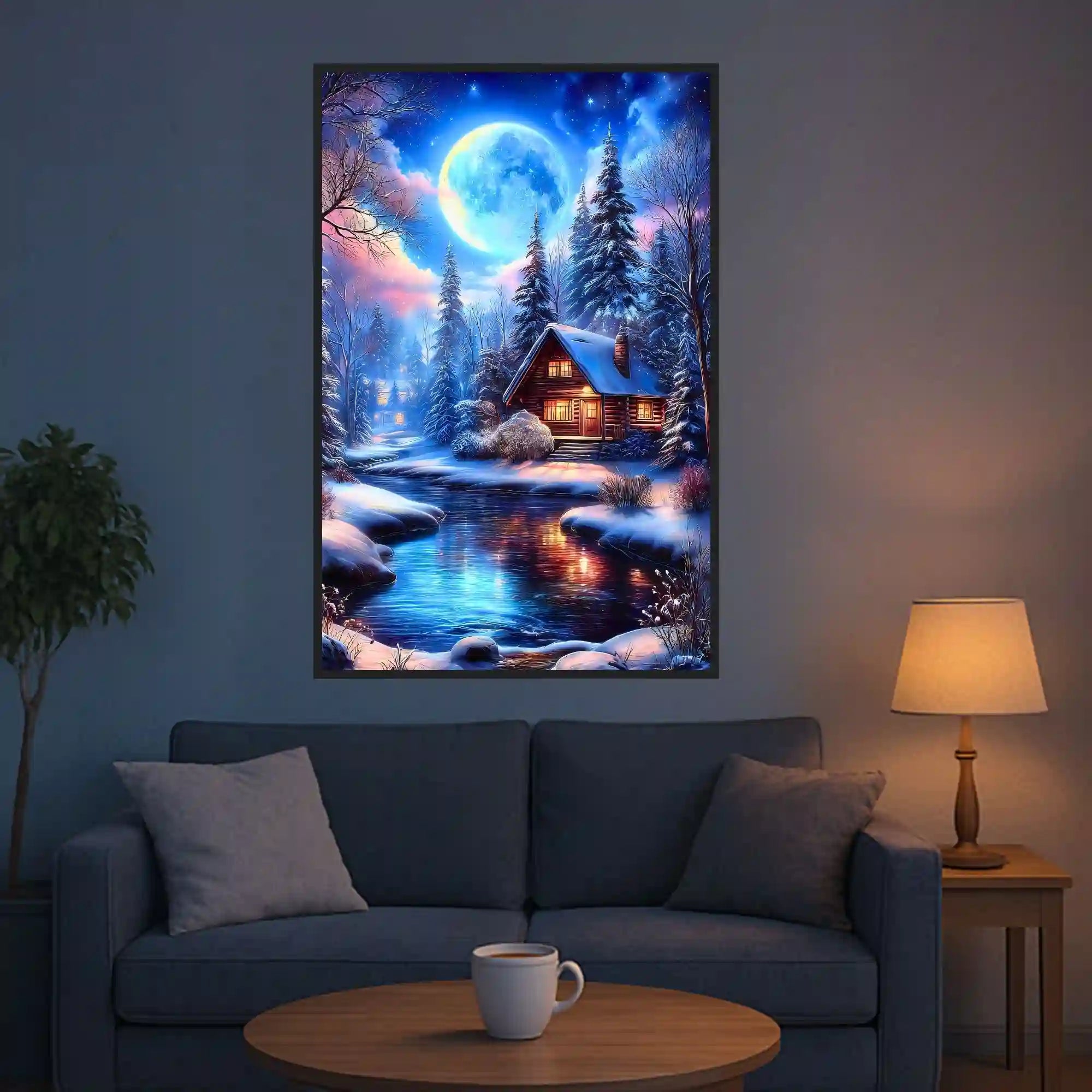 Diamond Painting – Refuge in the Silver Light "Limited Edition"