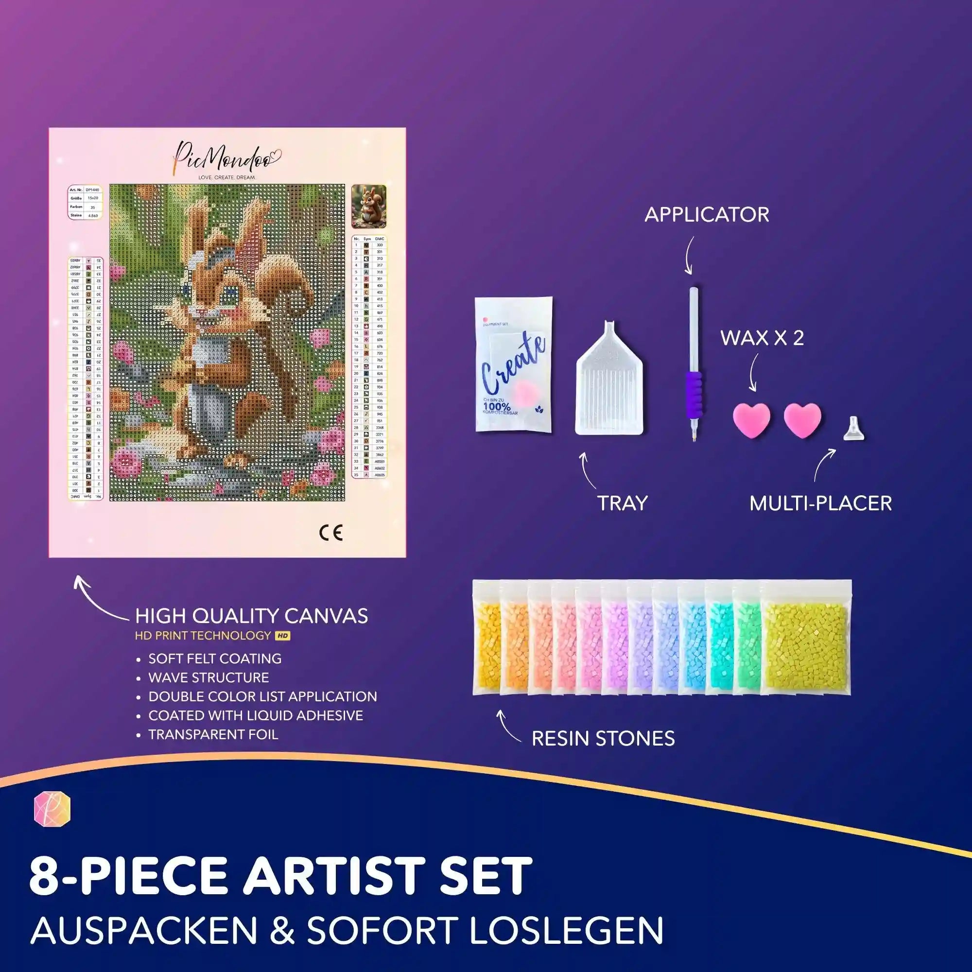 Diamond Painting Mini – Elvis Squirrel