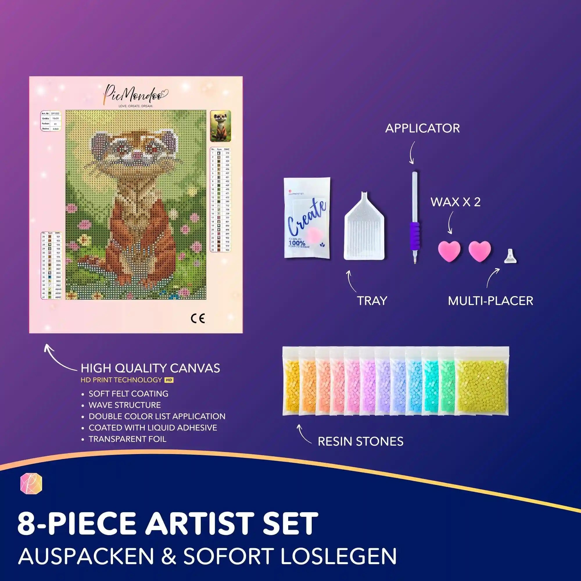 Diamond Painting Mini - Eddi