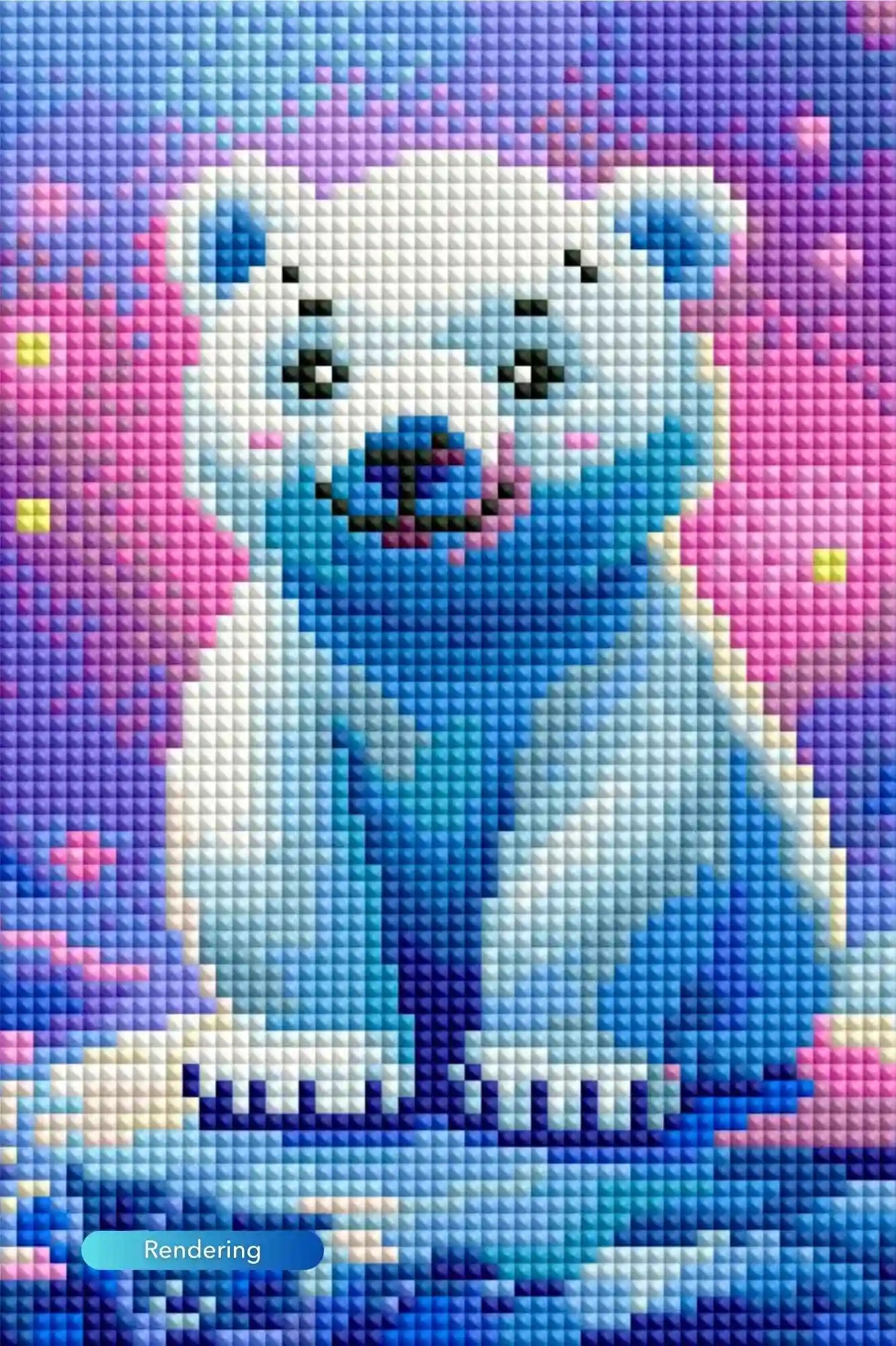 Diamond Painting Mini – Polar Bear Hugo