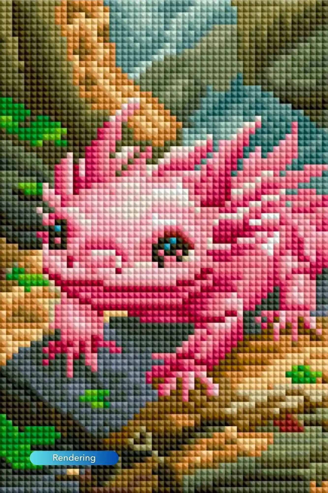 Diamond Painting Mini – Axoloti