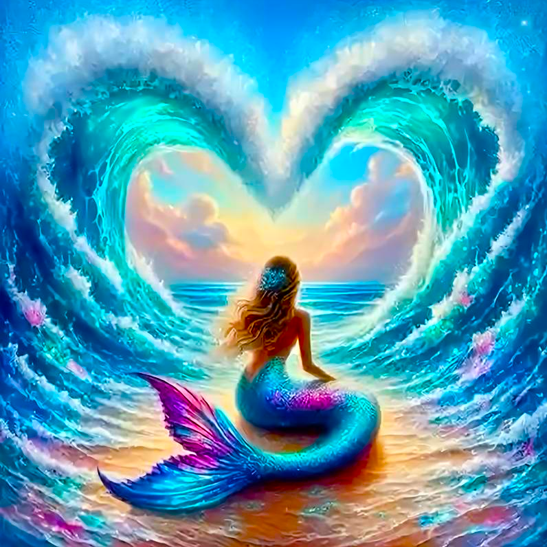 Diamond Painting - The Mermaid's Love