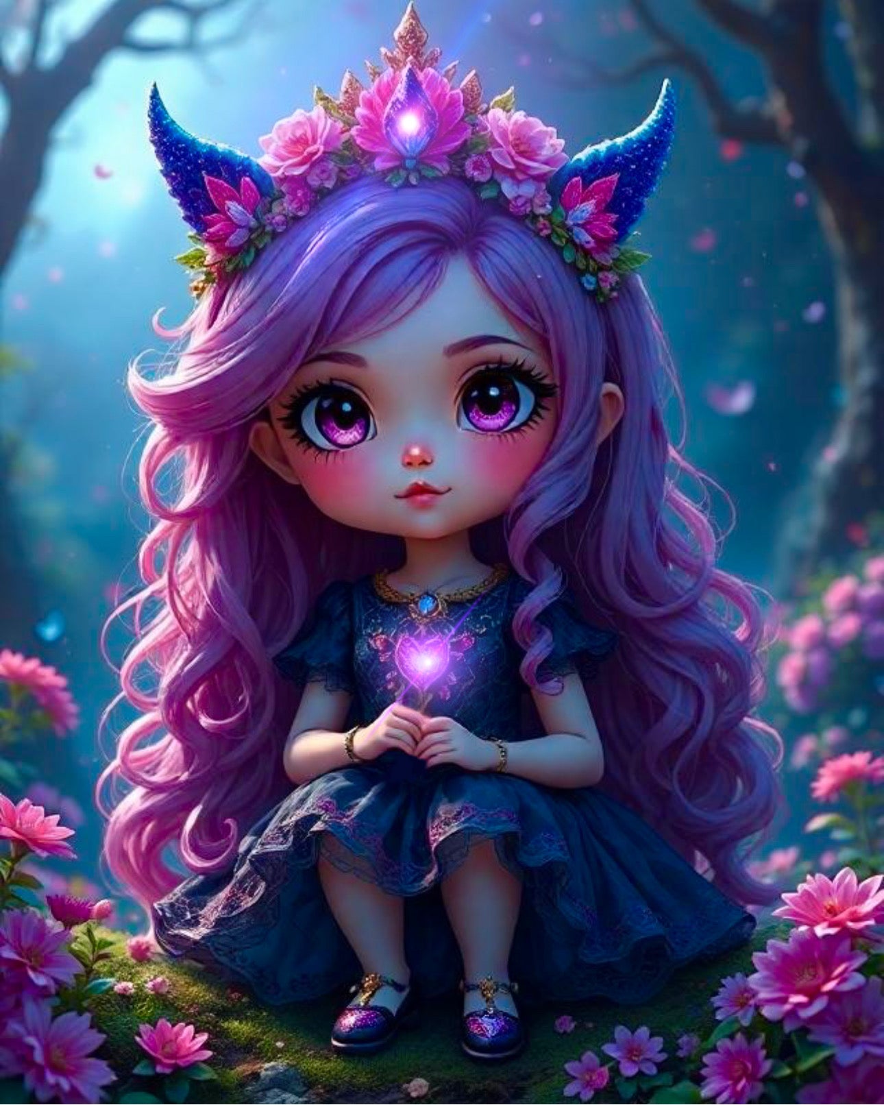 Diamond Painting - Little Violett