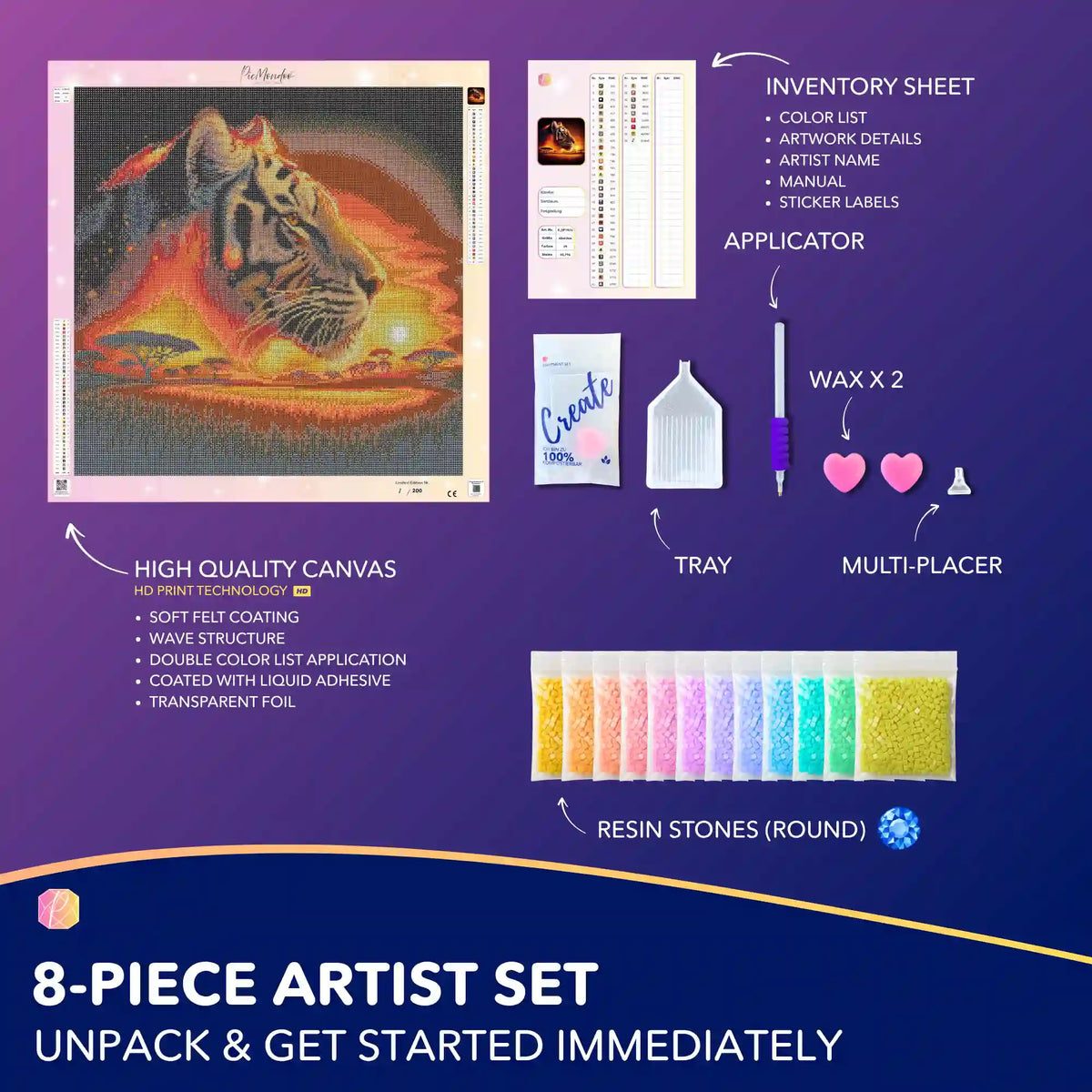 Diamond Painting - Heart of Fire "Limited Edition"