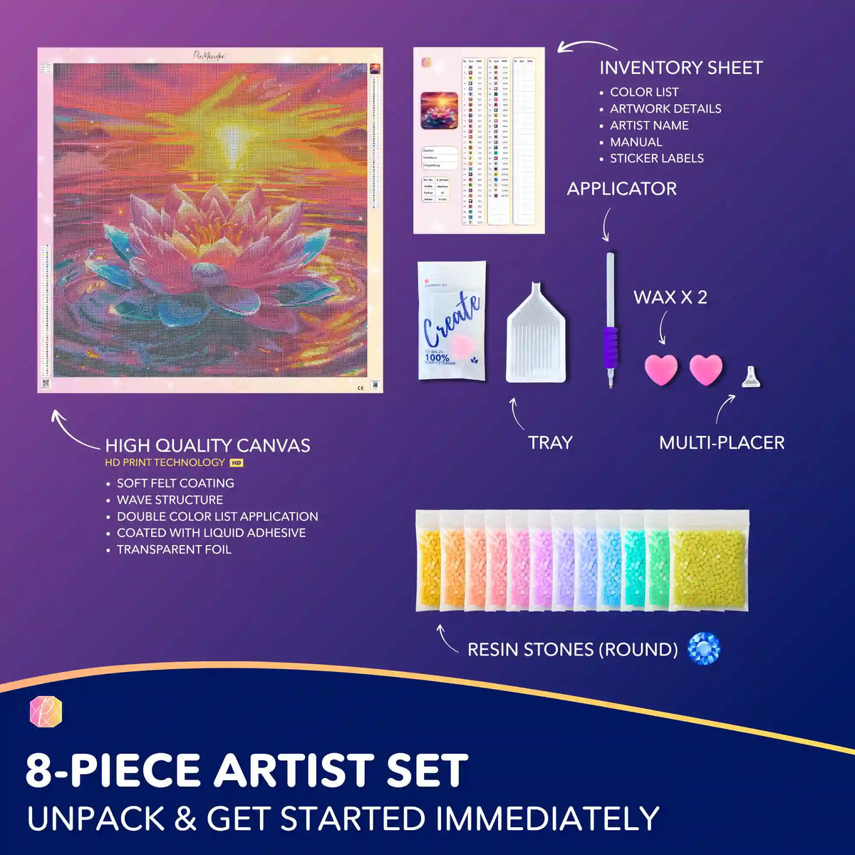 Diamond Painting - Blossom Between the Worlds