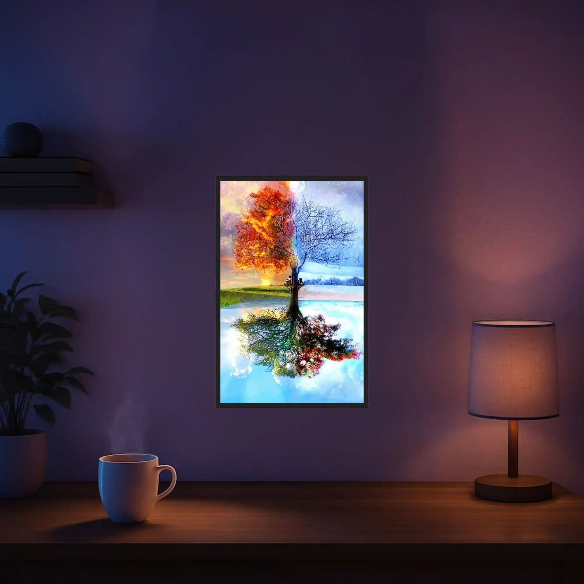 Diamond Painting - Tree of the Four Seasons MINI