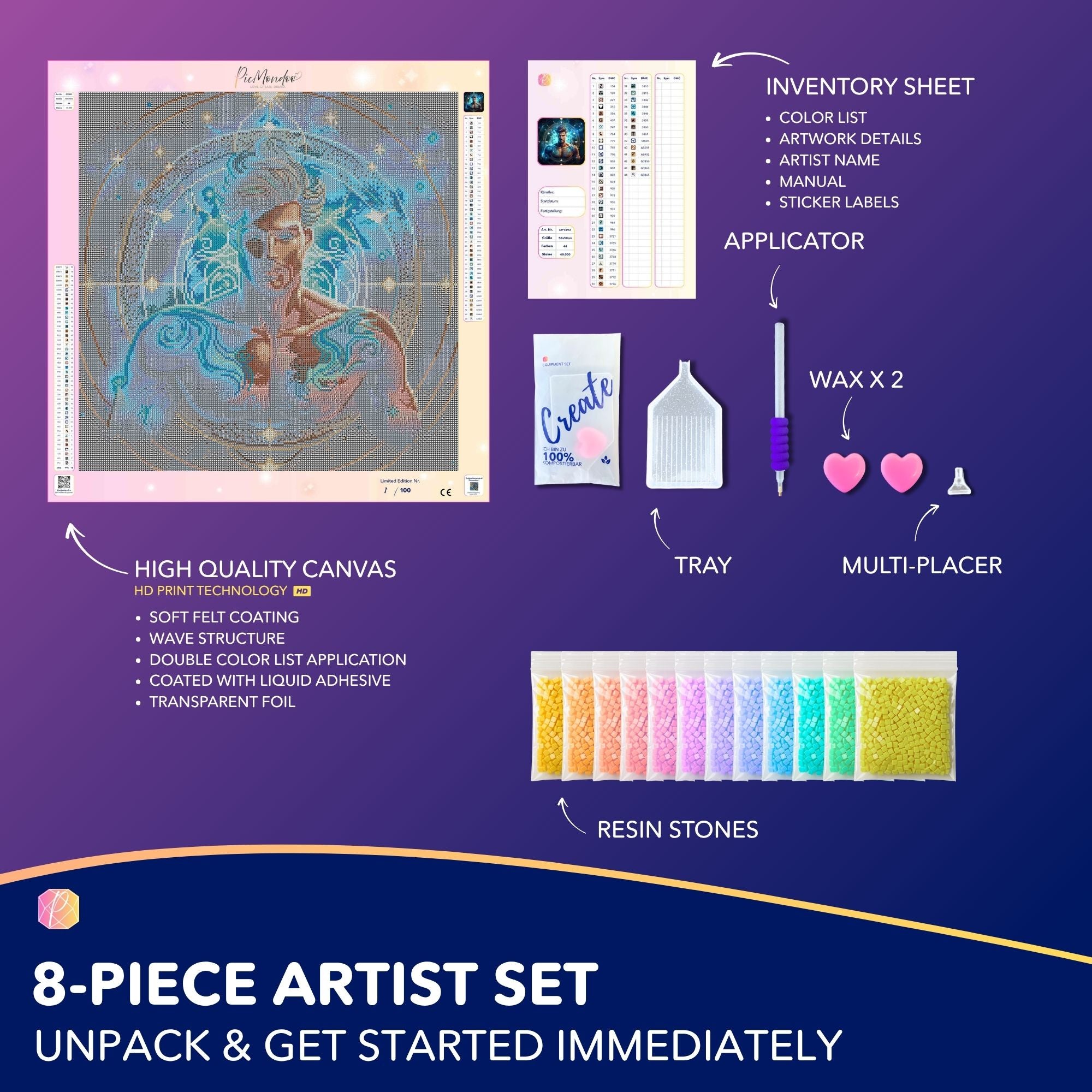 Diamond Painting - Aquarius Zodiac "Limited Edition"