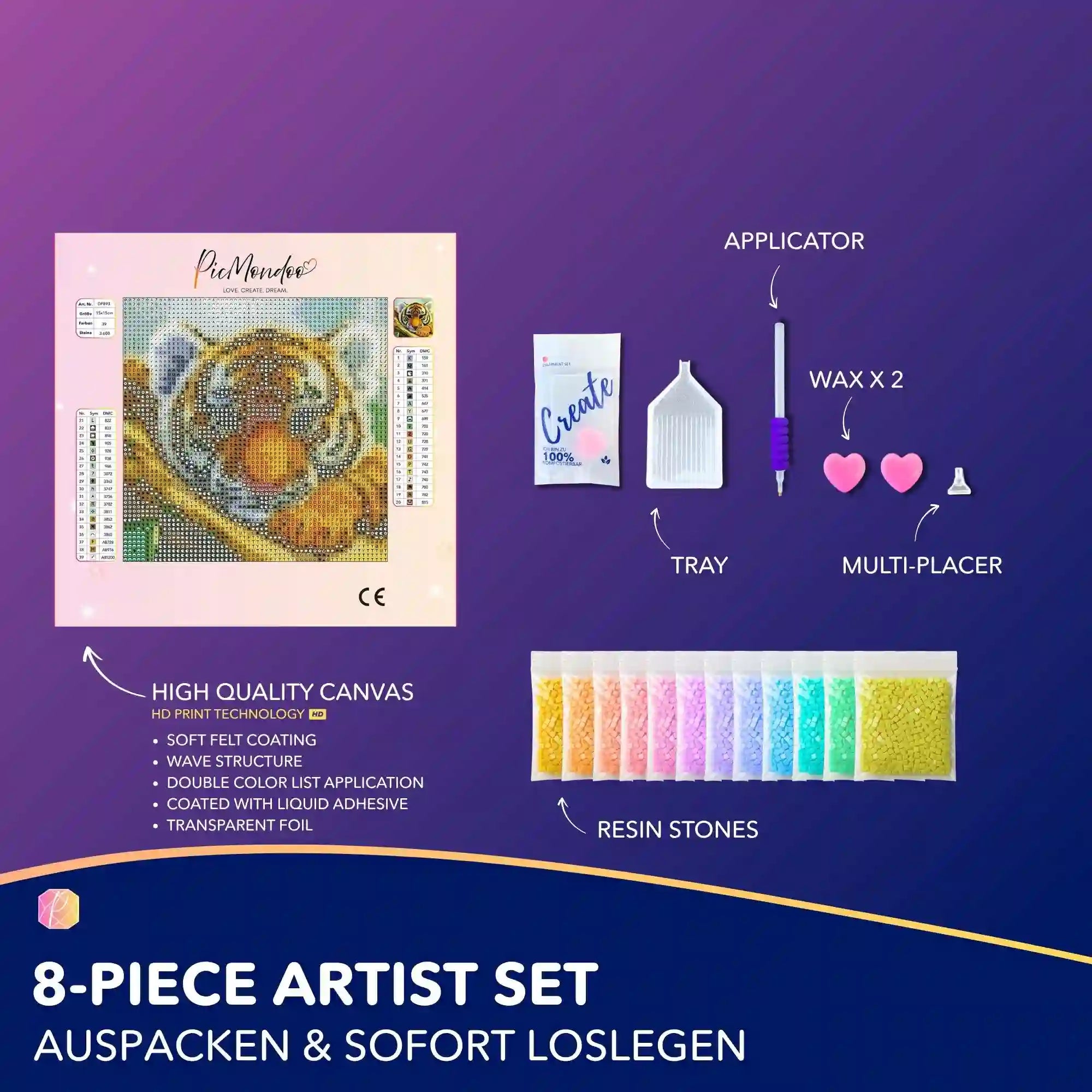 Diamond Painting Mini – Tiger Cub