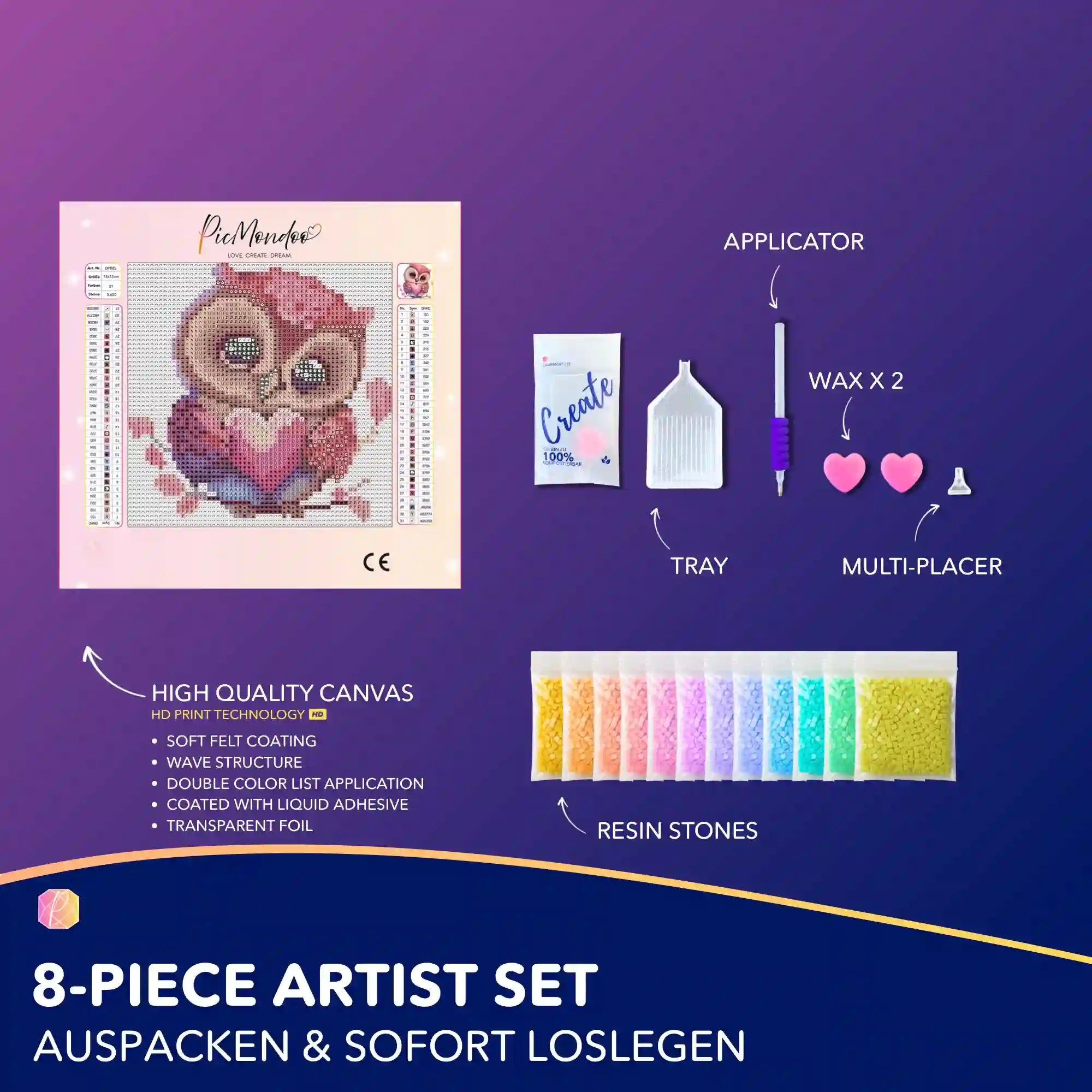 Diamond Painting Mini - Loving Owl