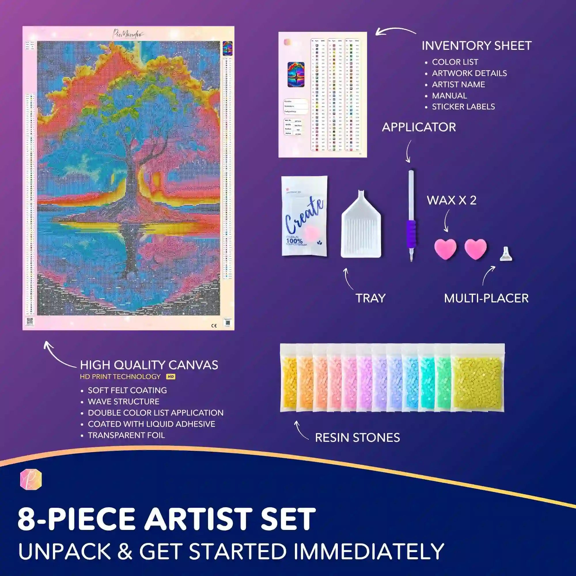 Diamond Painting 100 Colors Special – Rainbow Tree
