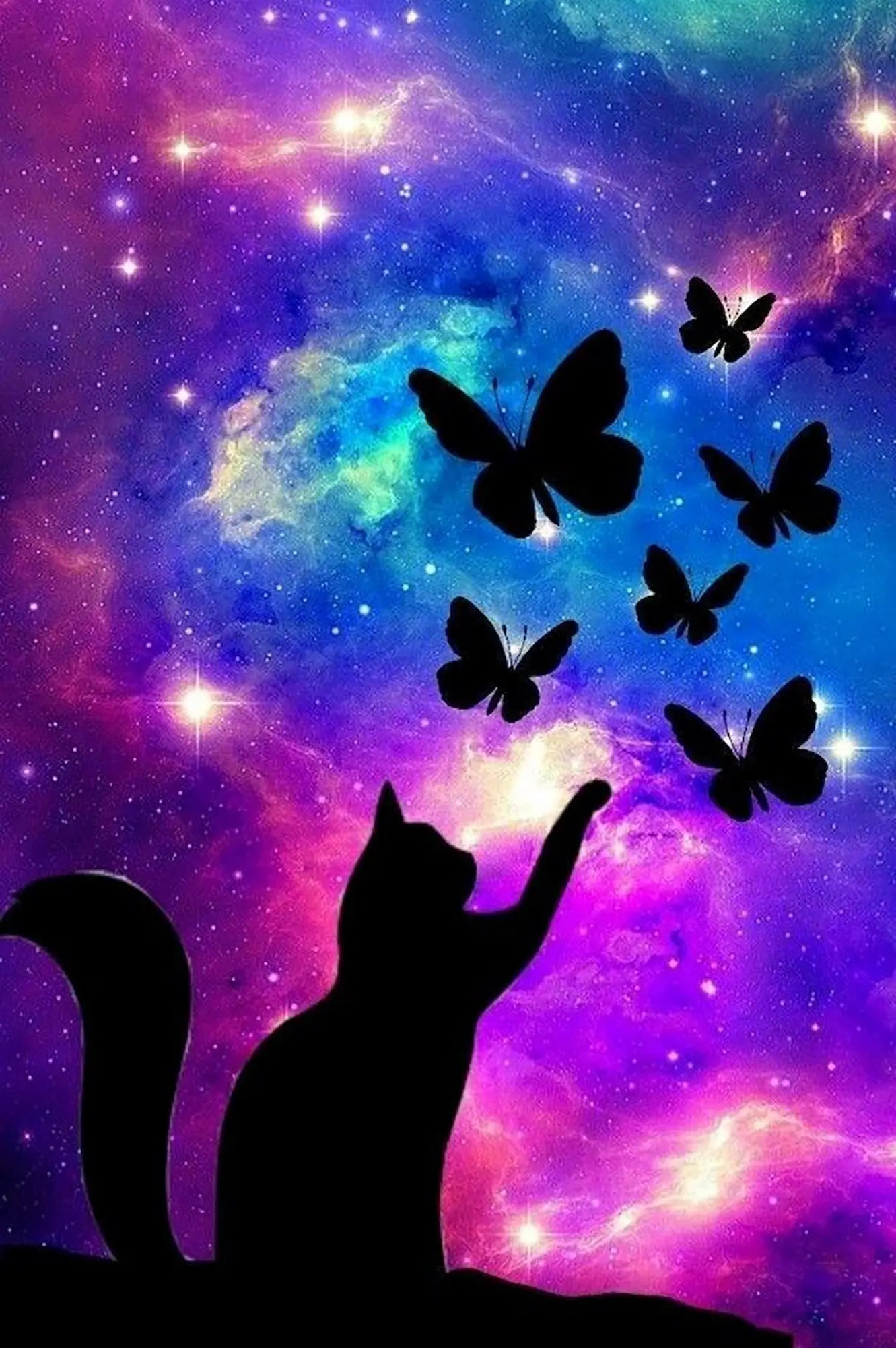 Diamond Painting Glow Picture Special – Touch the Butterflies