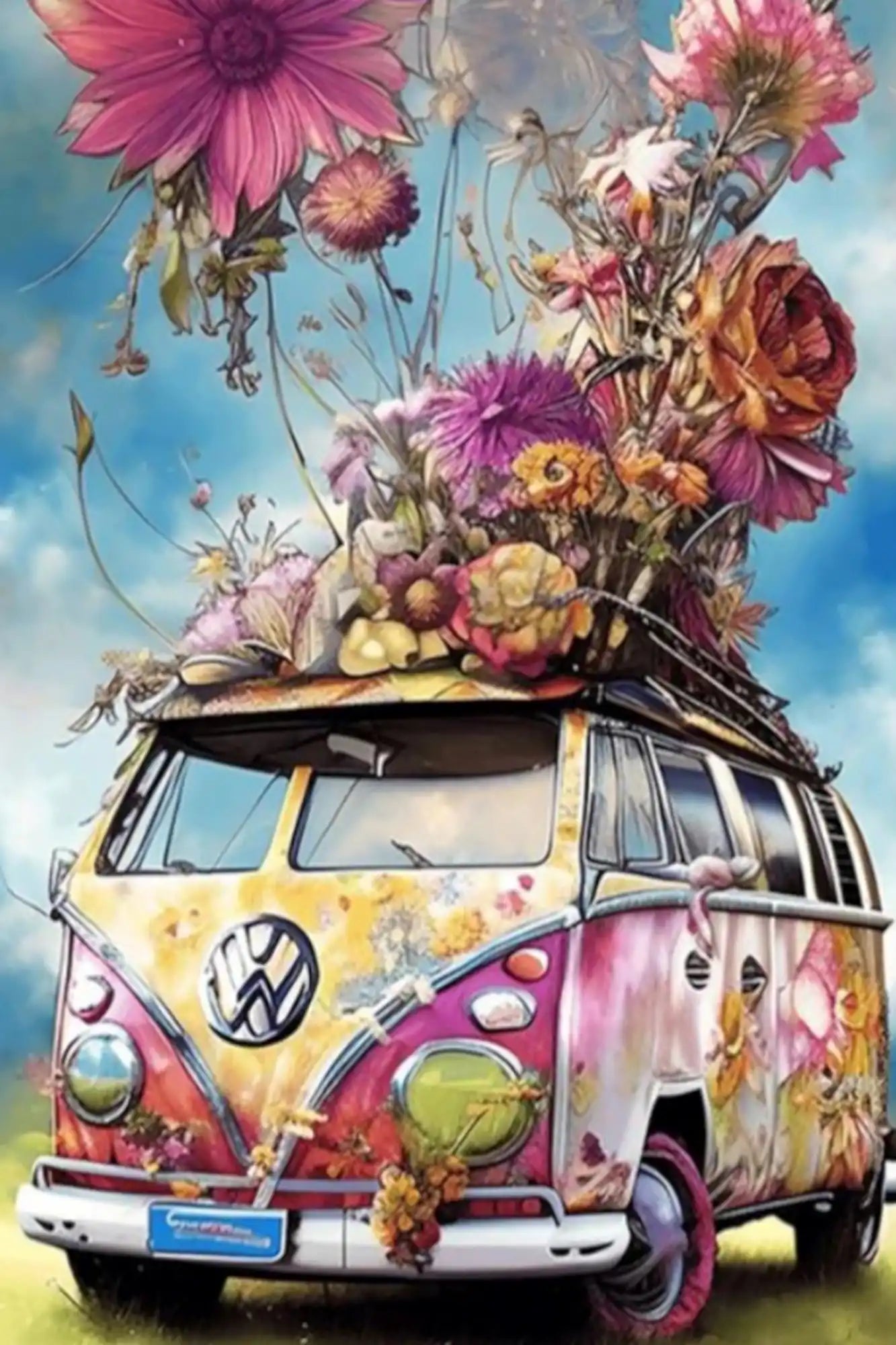 Diamond Painting – Flower Power Bully