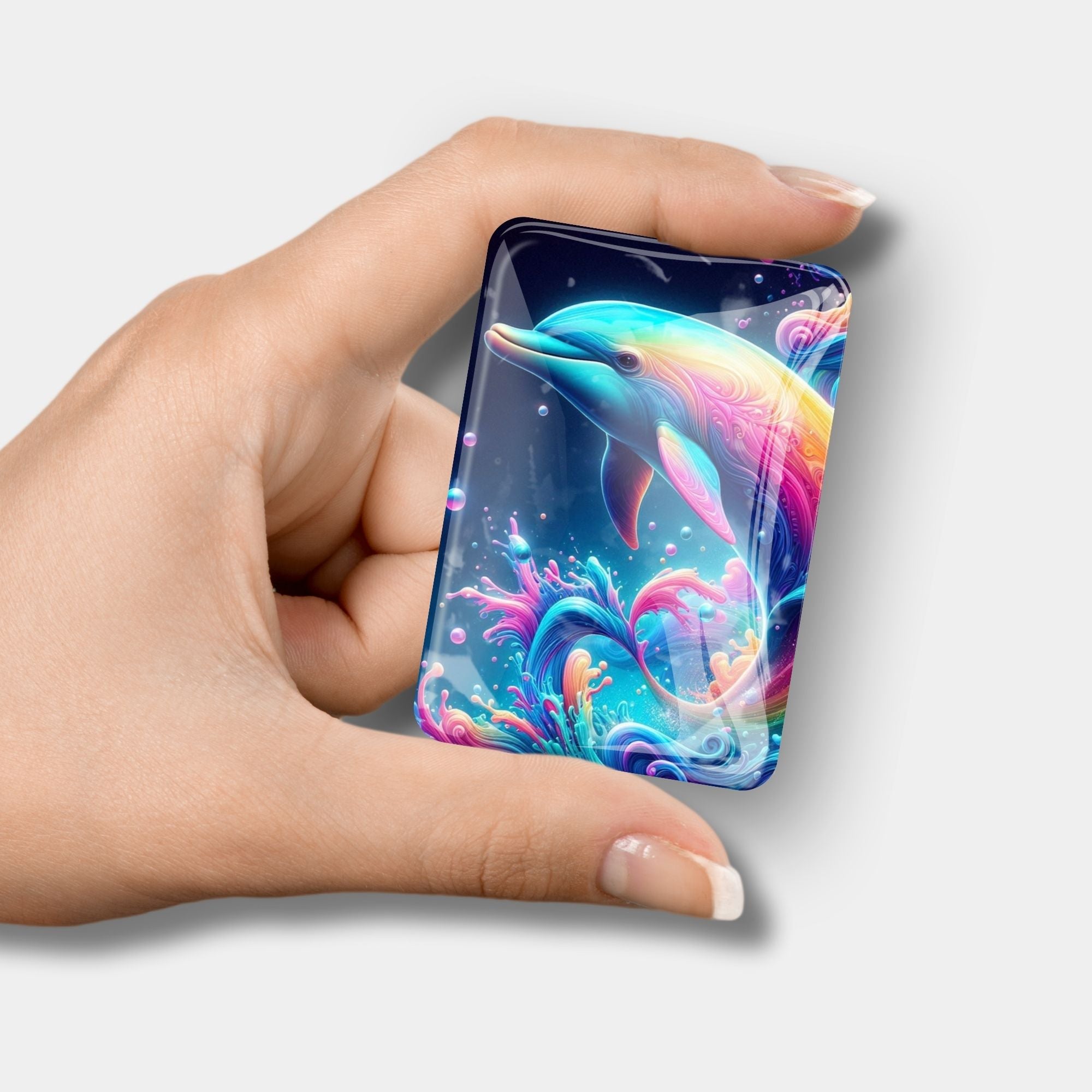 Cover Minder - Dolphin in a Sea of Colors