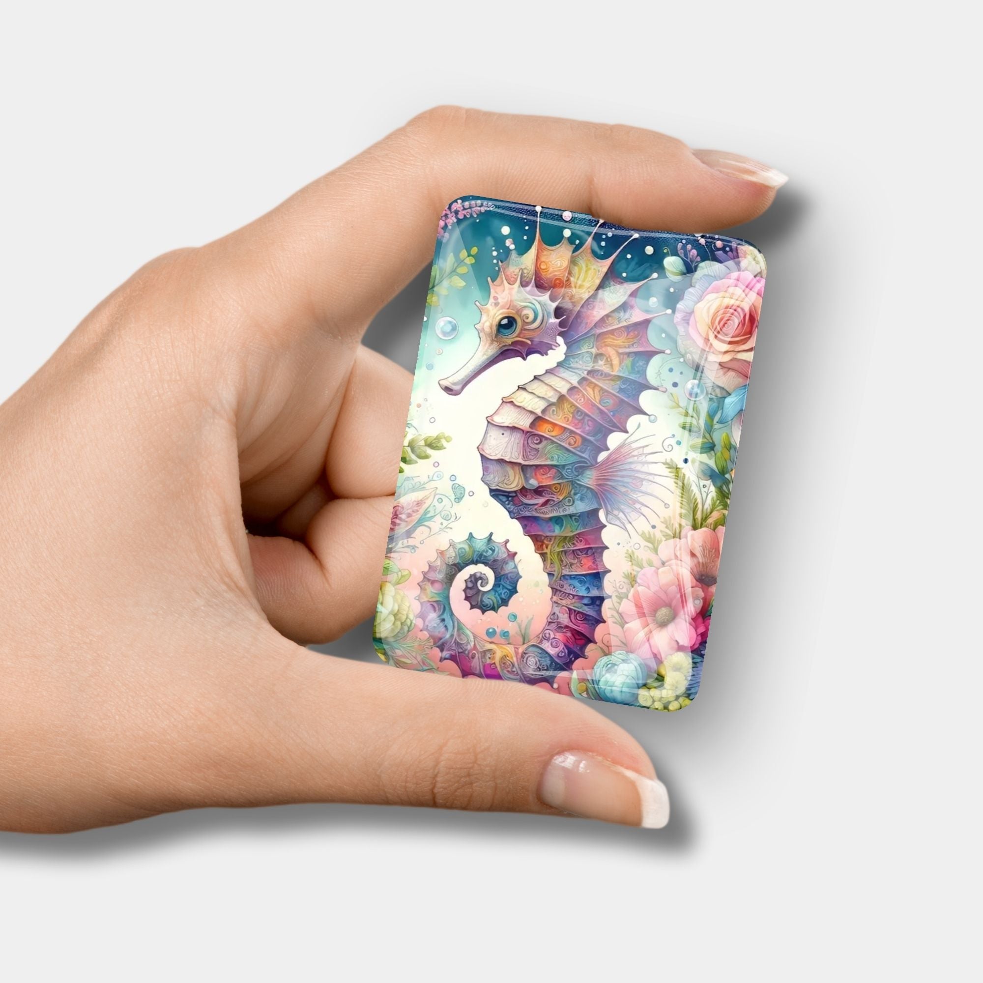 Cover Minder - Seahorse in blossom Dream