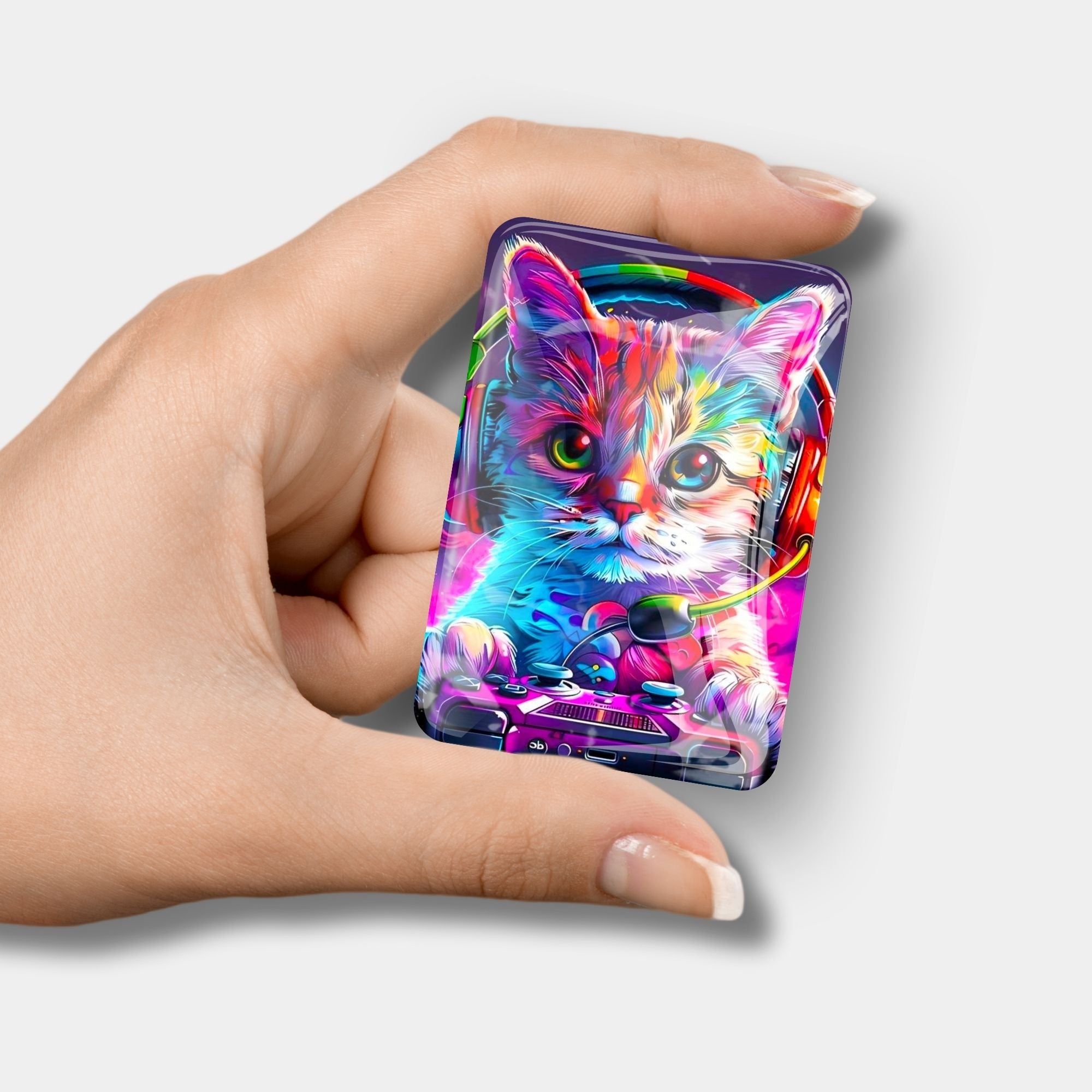 Cover Minder - Colorful Gaming Cat