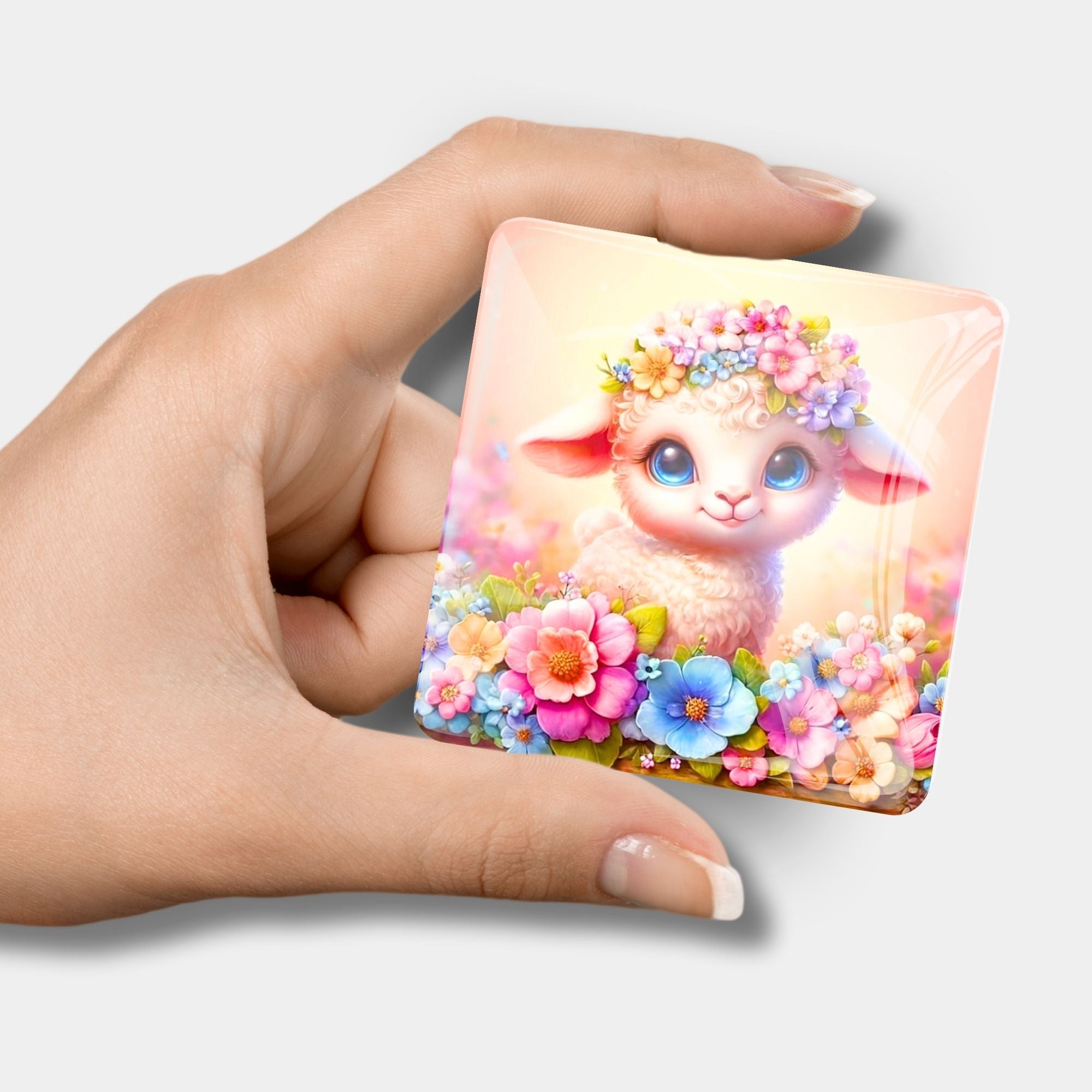 Cover Minder - Easter Lamb Lupina