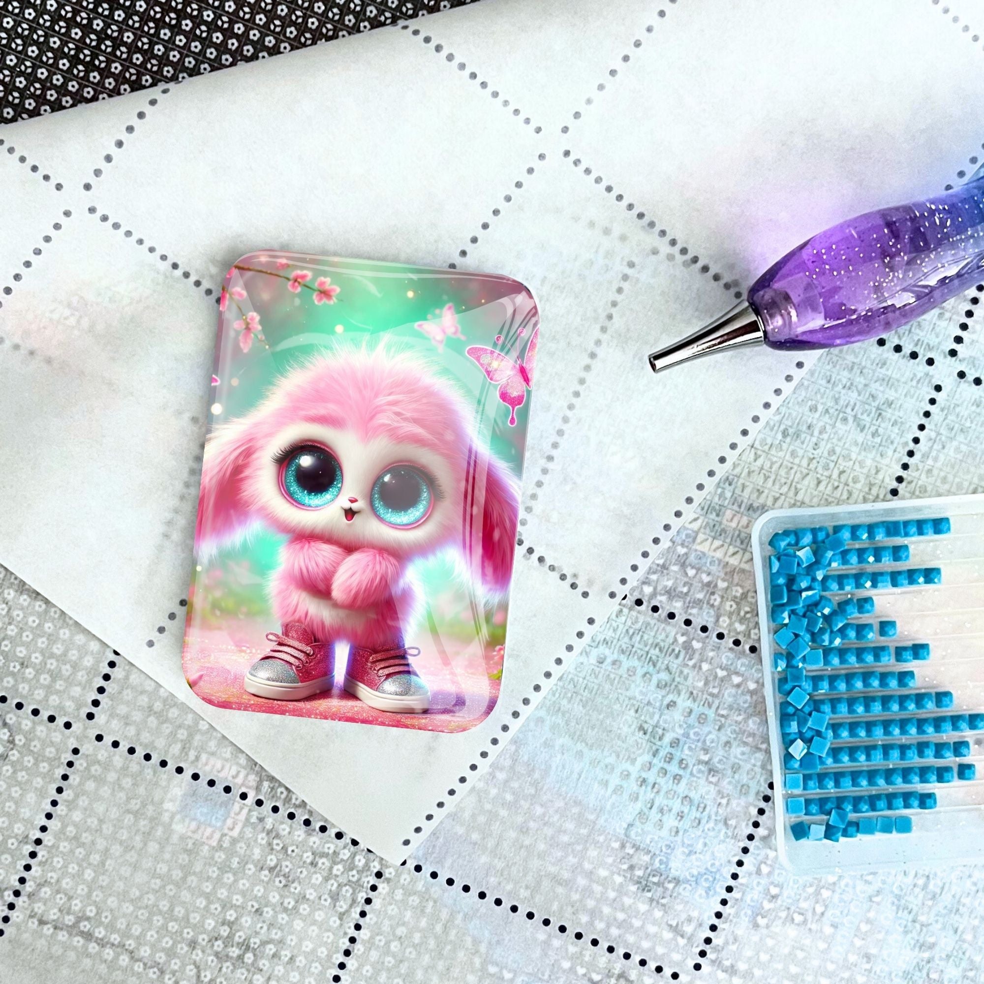 Cover Minder -Pink Fluffel Knuffel
