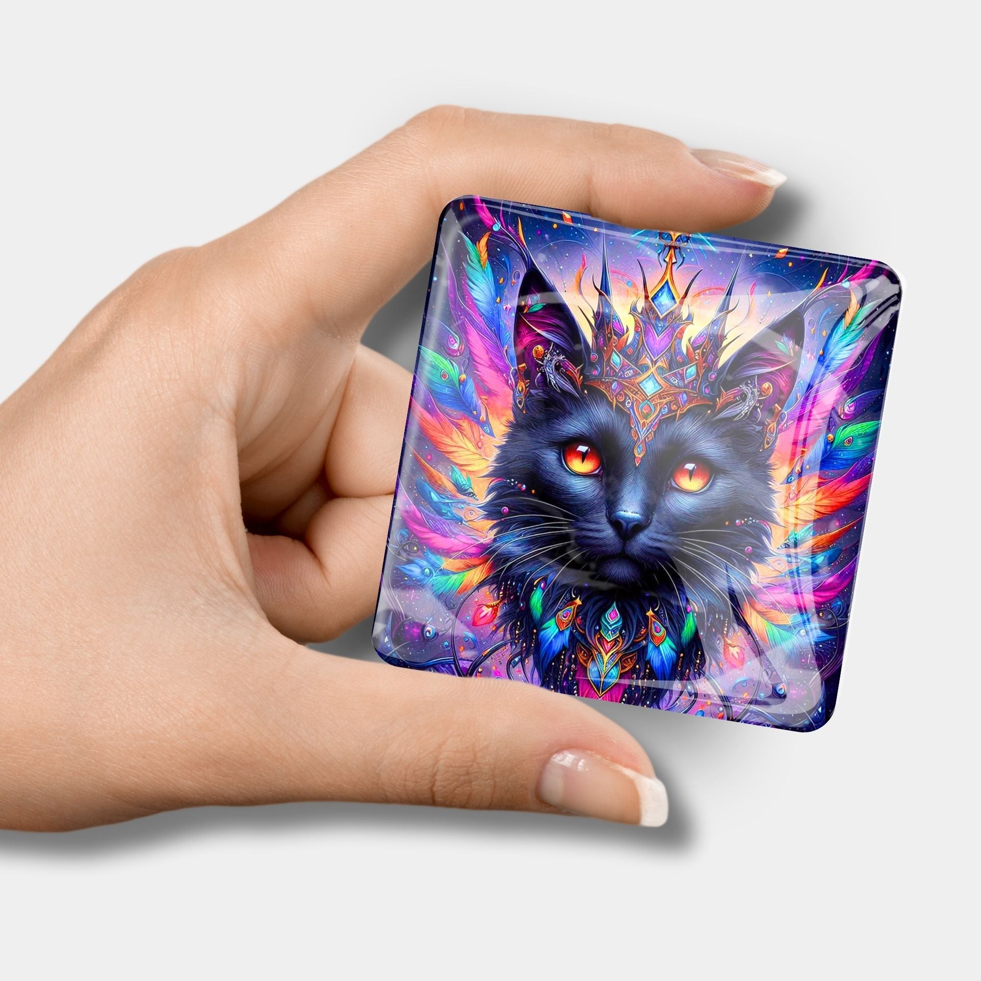 Cover Minder - Colorful Gaming Cat