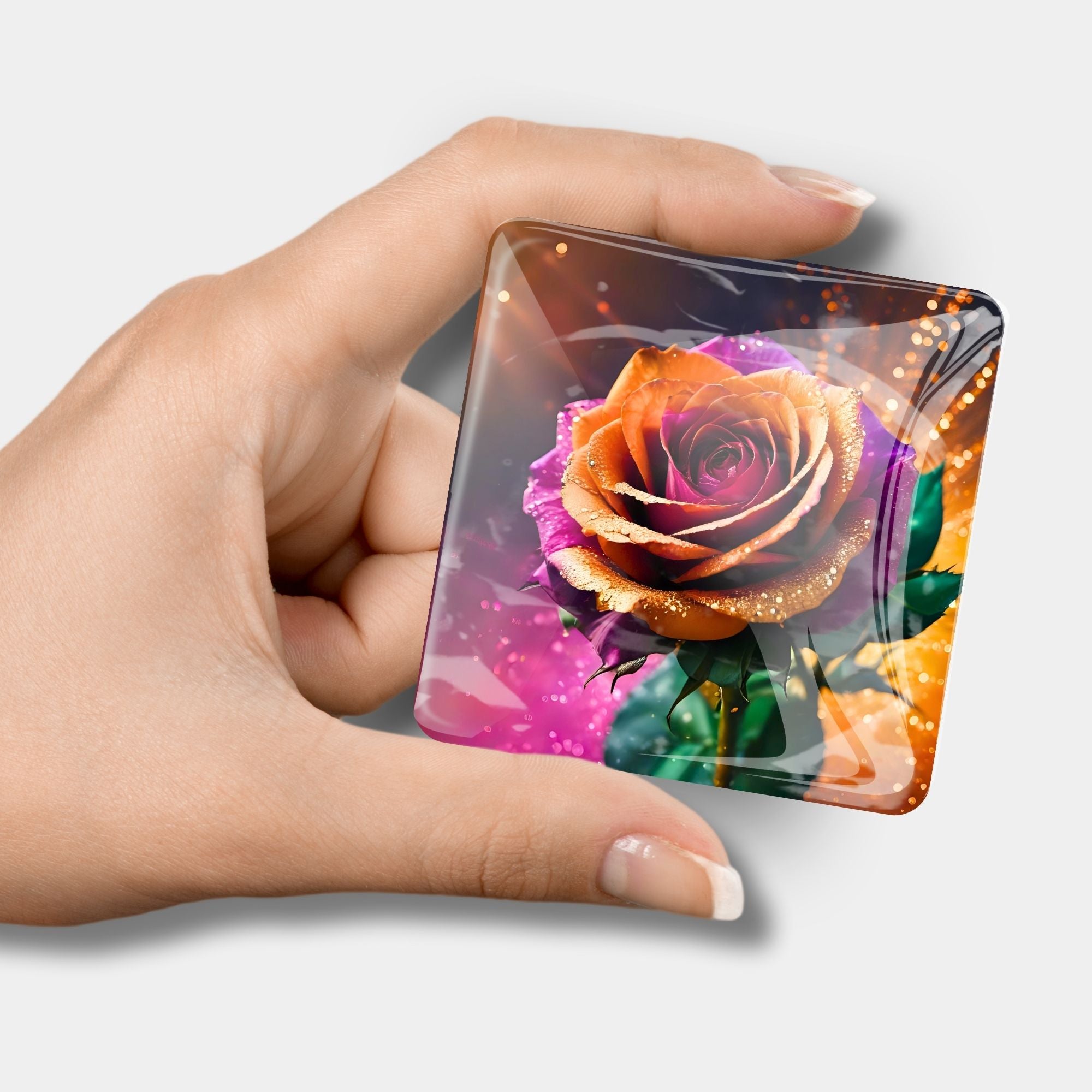 Cover Minder -Colorful Rose