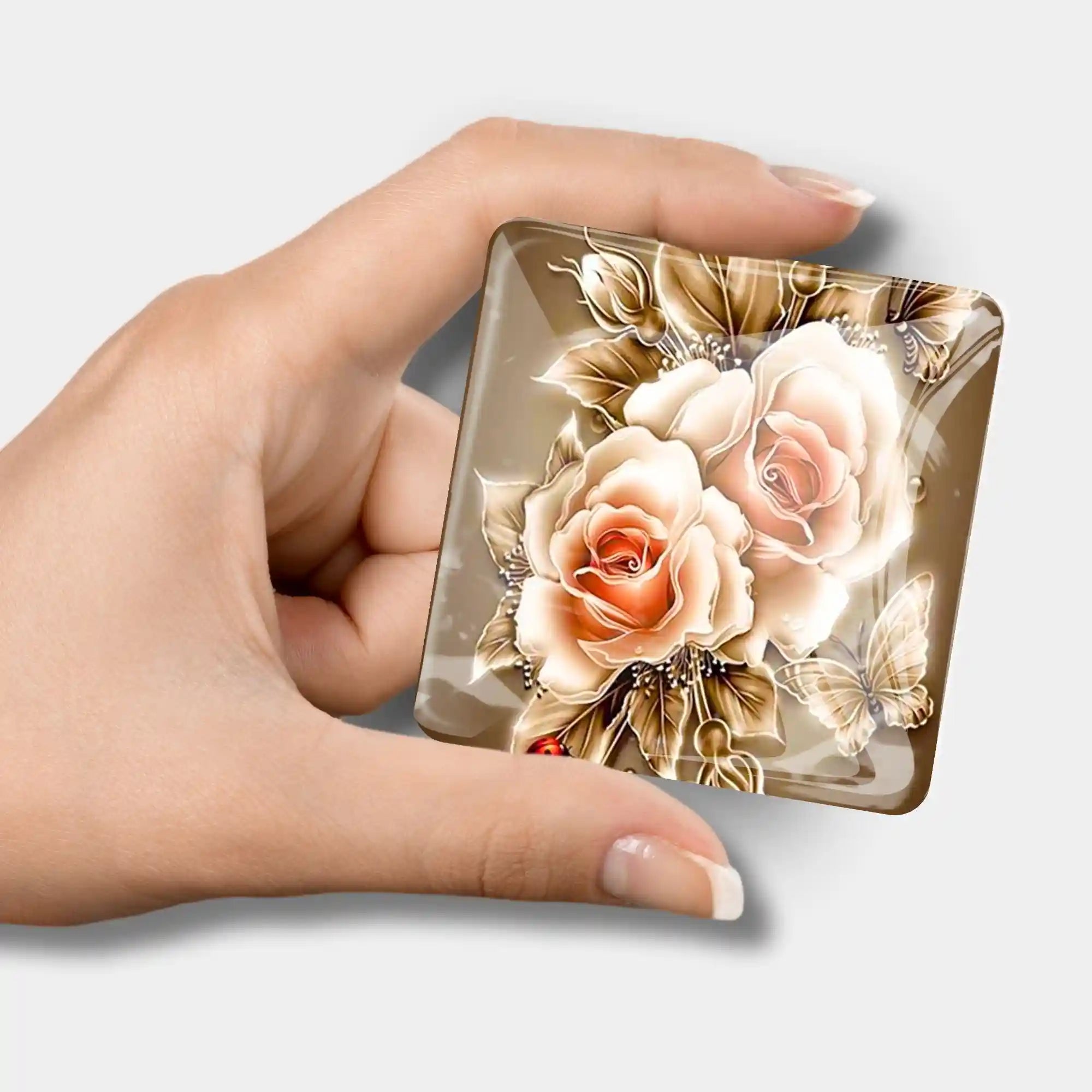 Cover Minder - Golden Roses