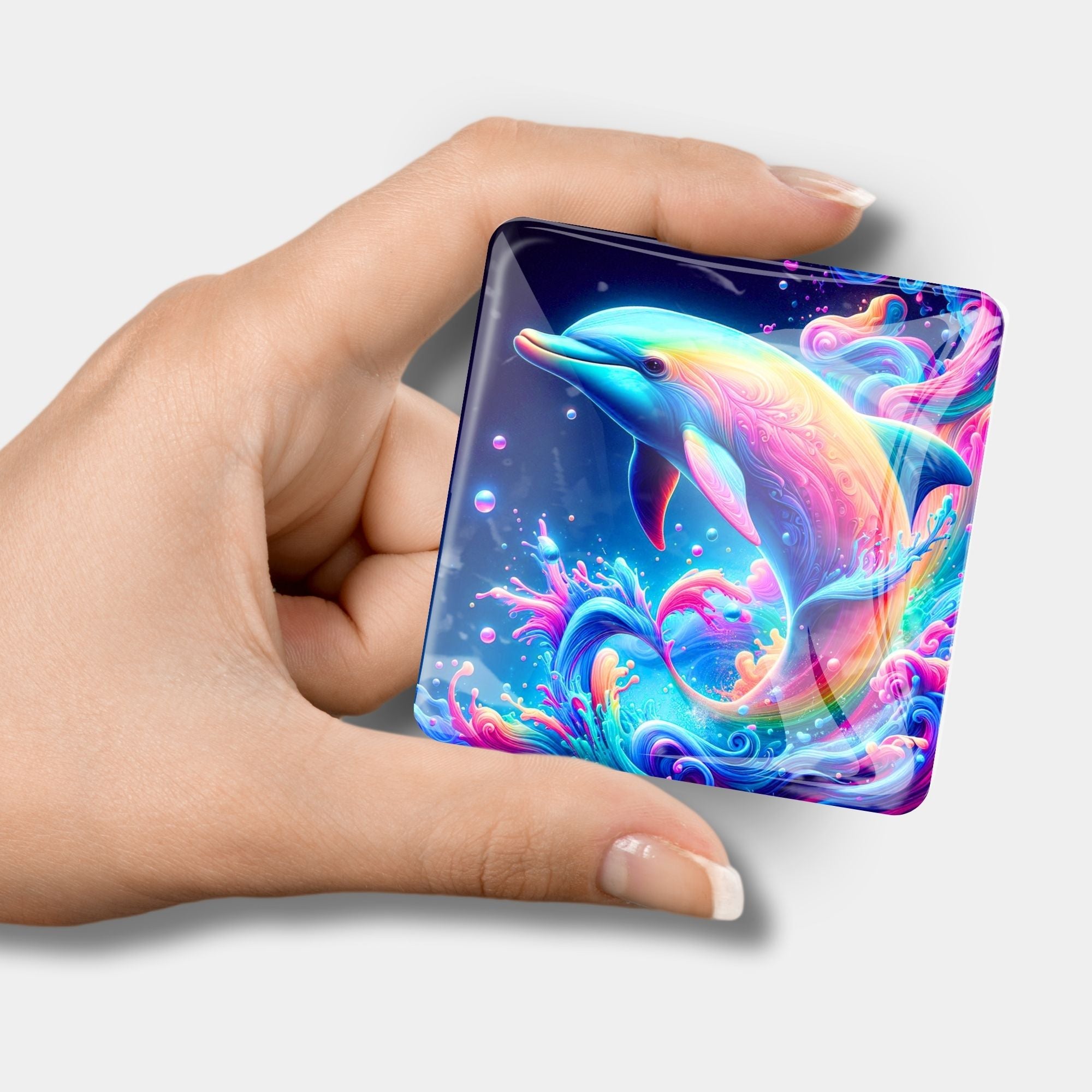 Cover Minder - Dolphin in a Sea of Colors