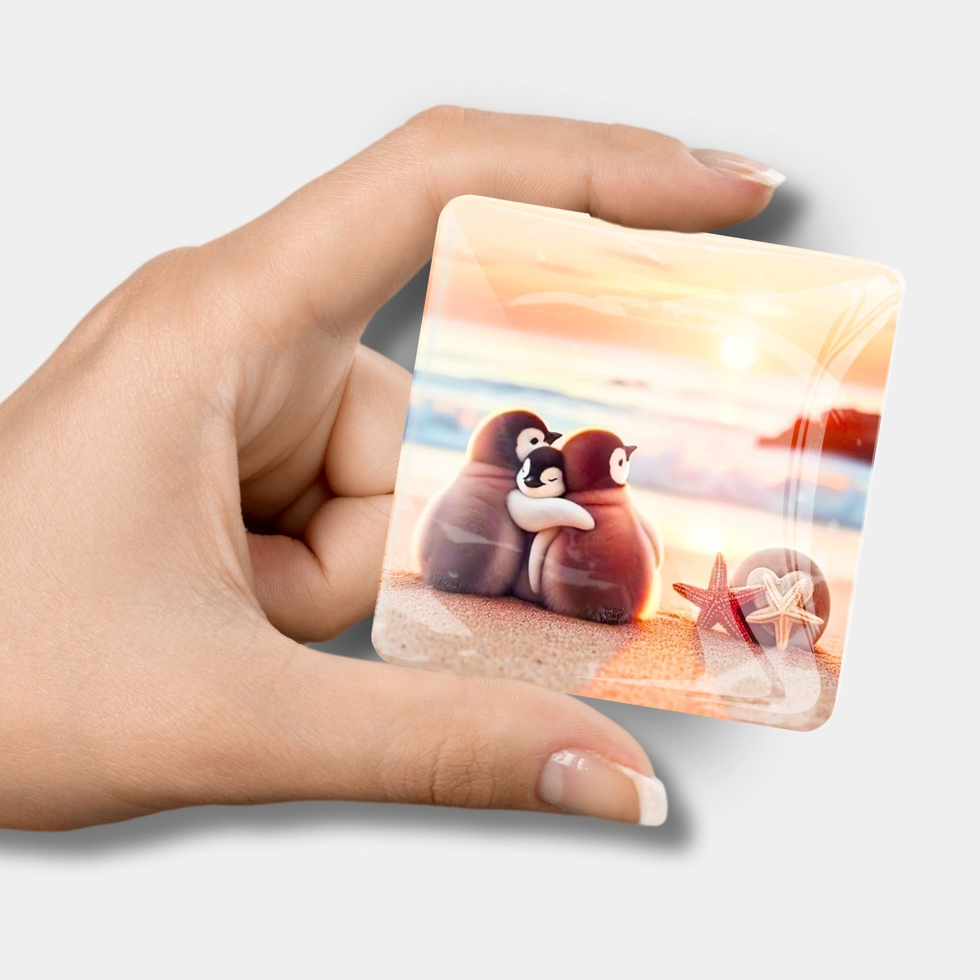 Cover Minder - Happy Family at the Beach