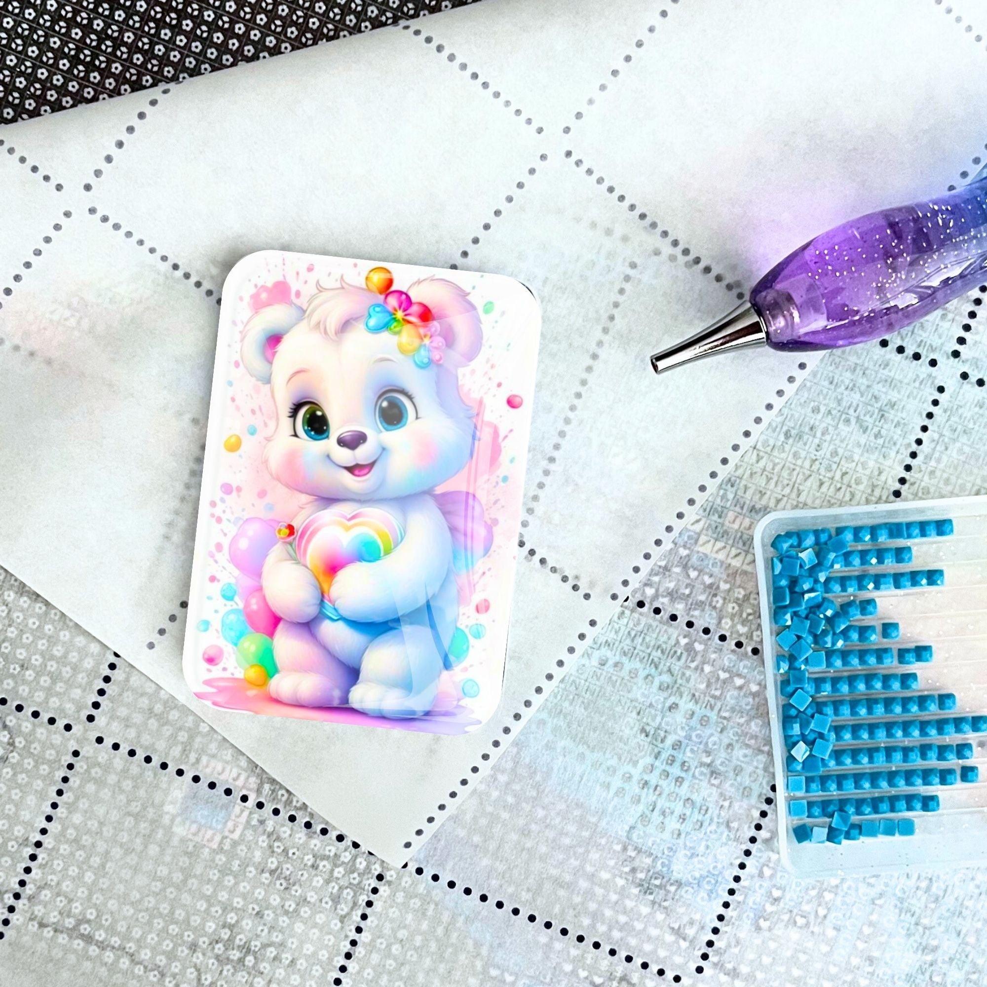 Cover Minder - Little Heart Bear