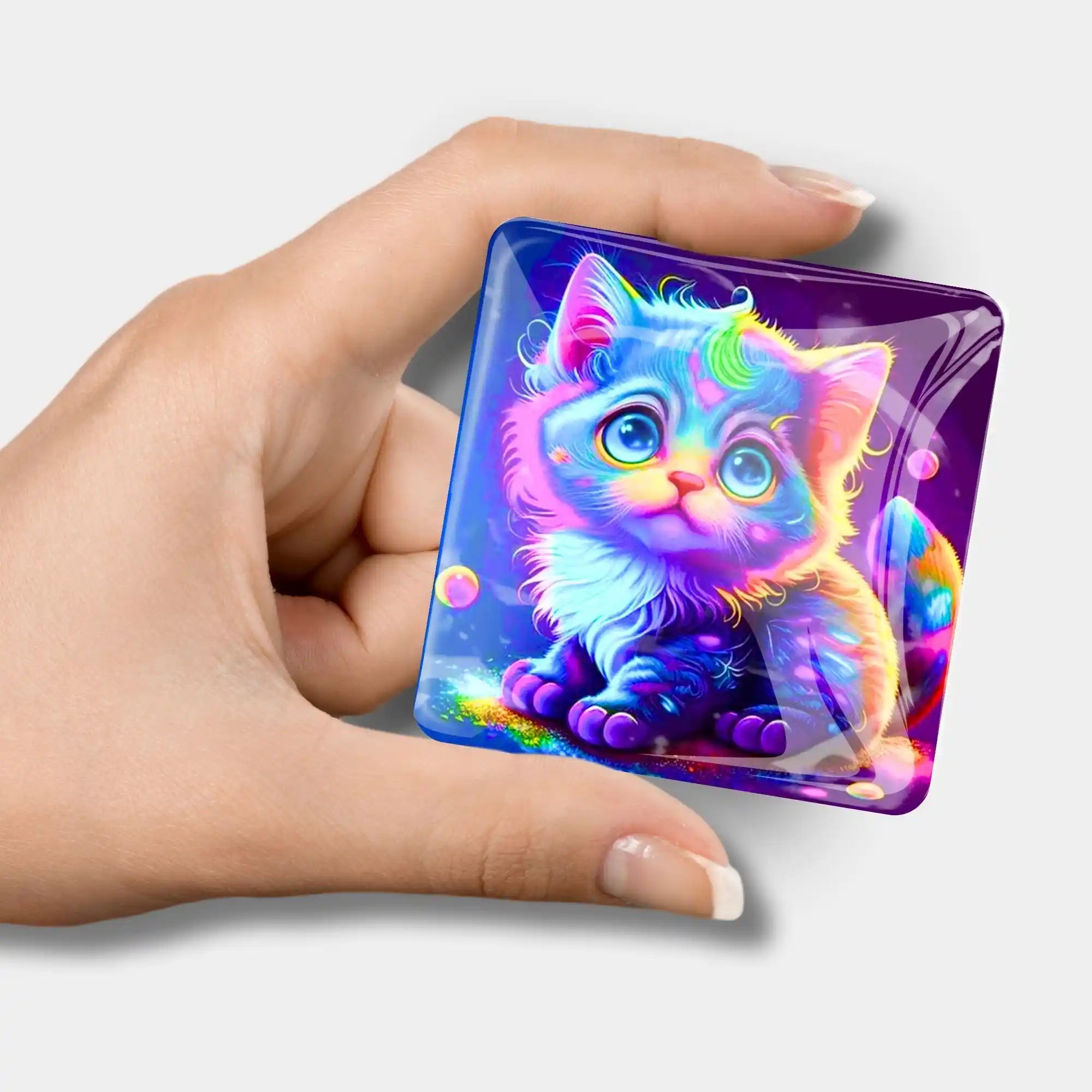 Cover Minder - Rainbow Kitty