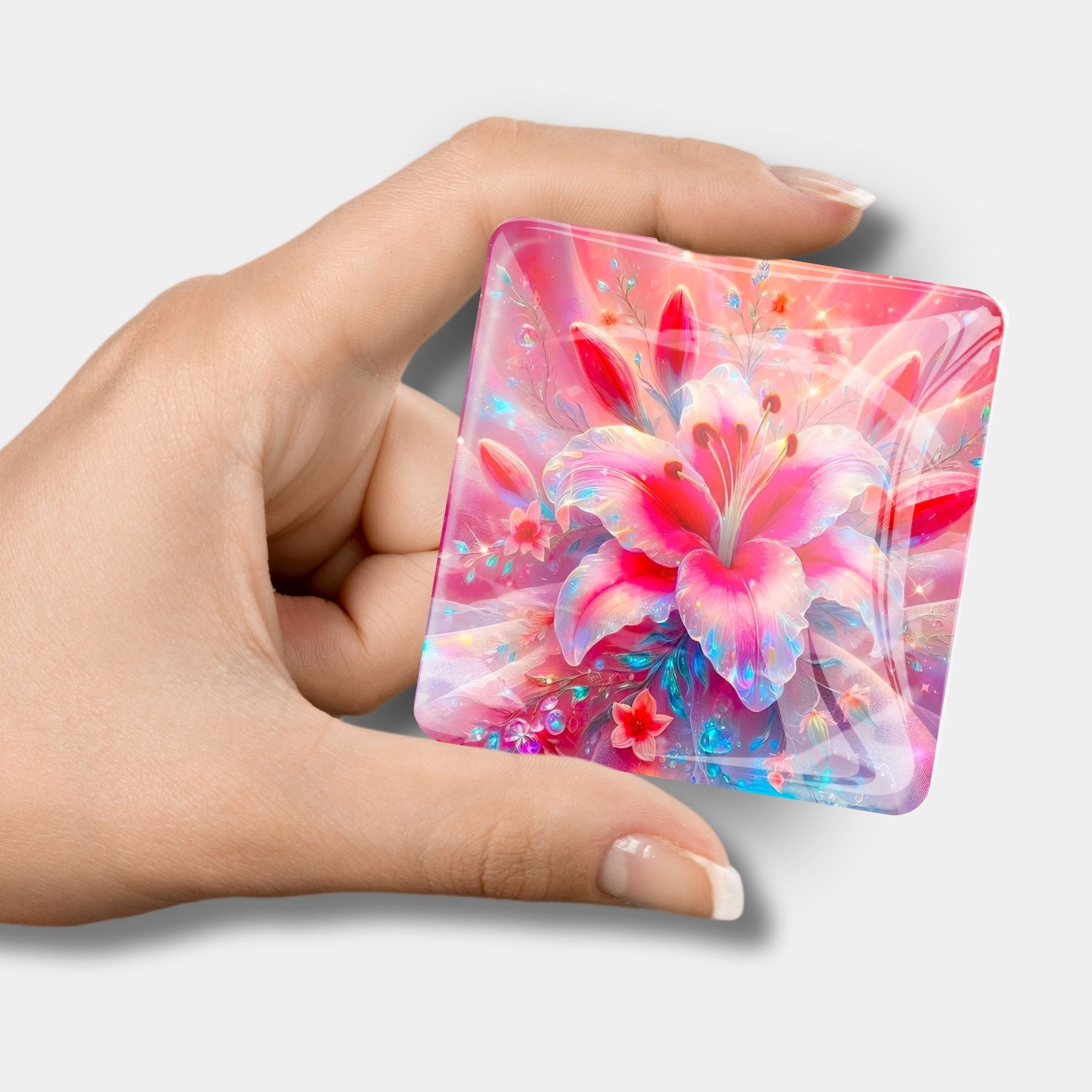 Cover Minder - Delicate Lily in Soft Pink
