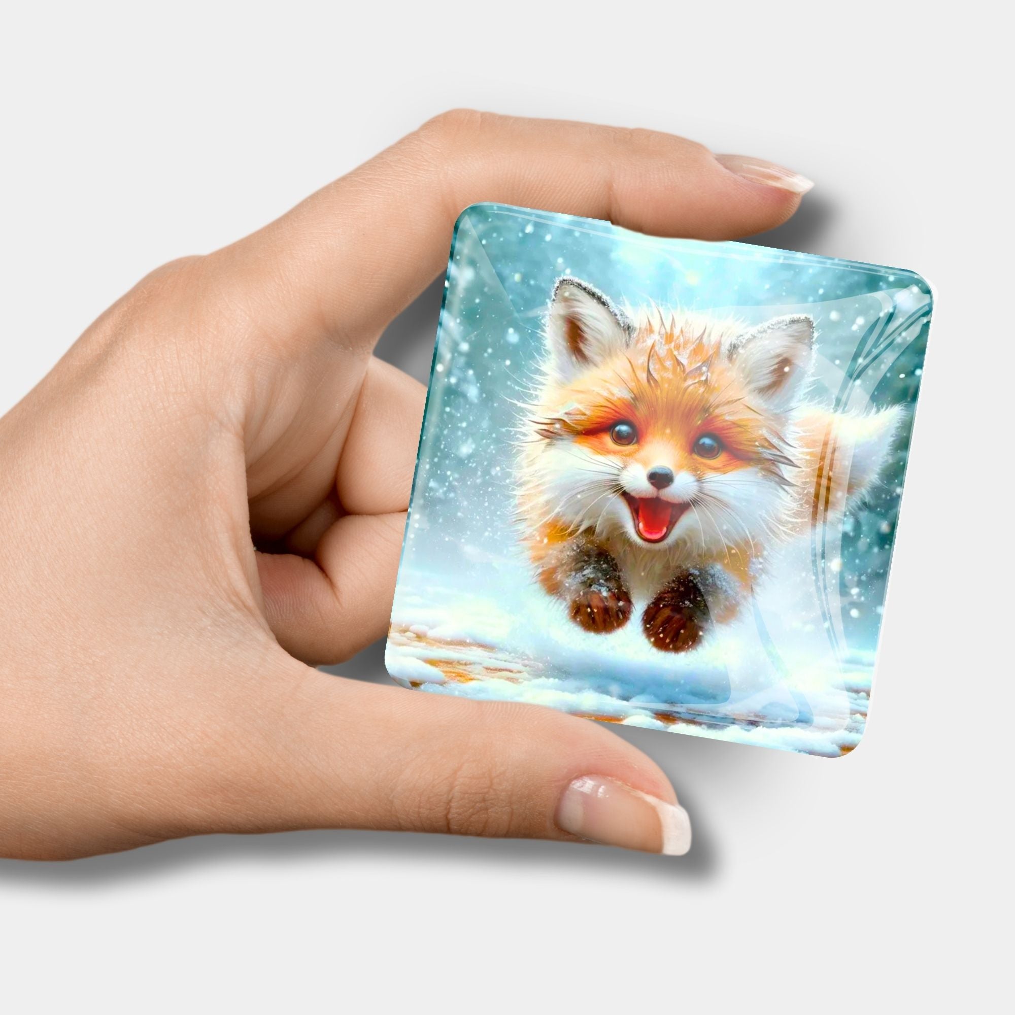 Cover Minder - Little Fox in the Winter Forest