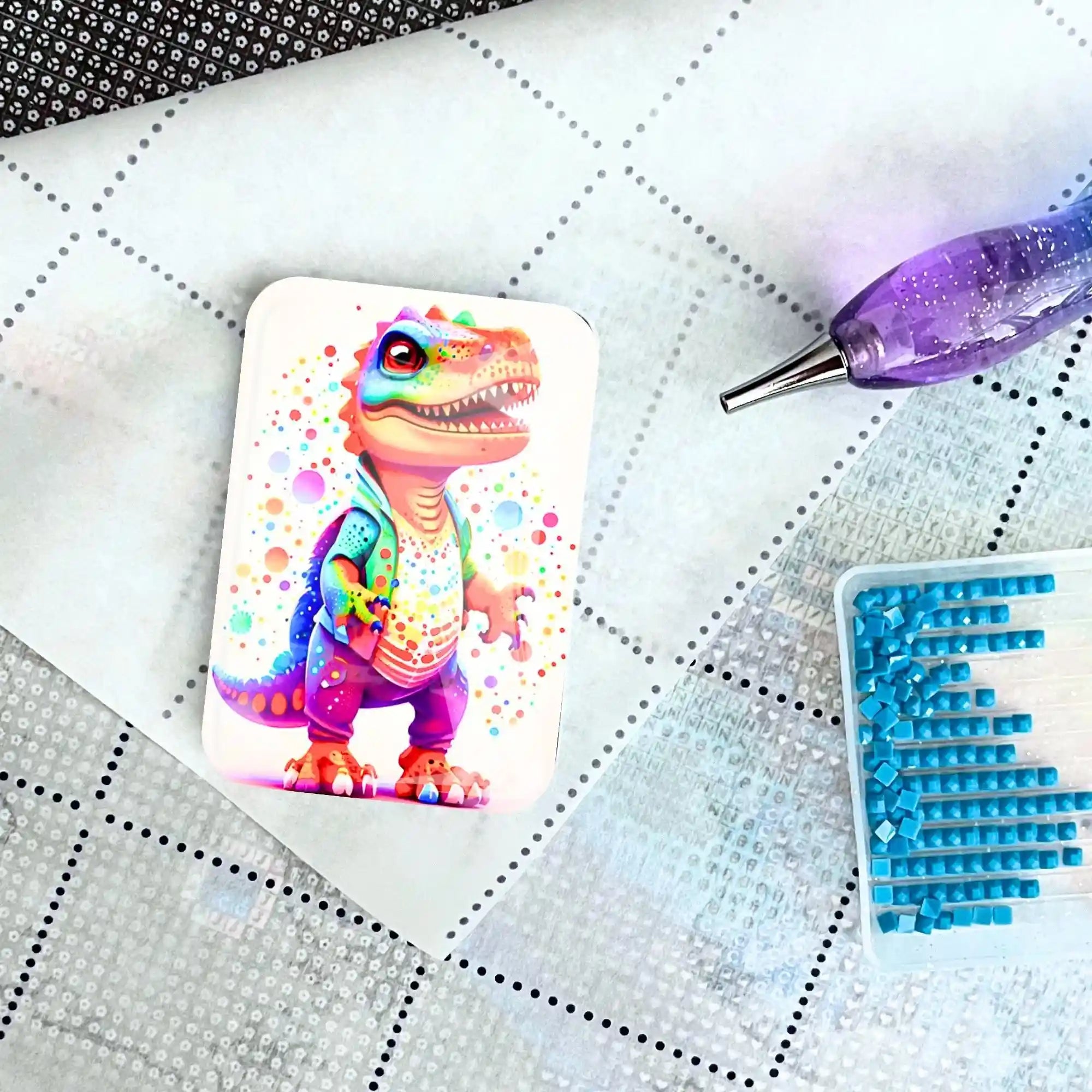 Cover Minder - Colorful Dinosaur