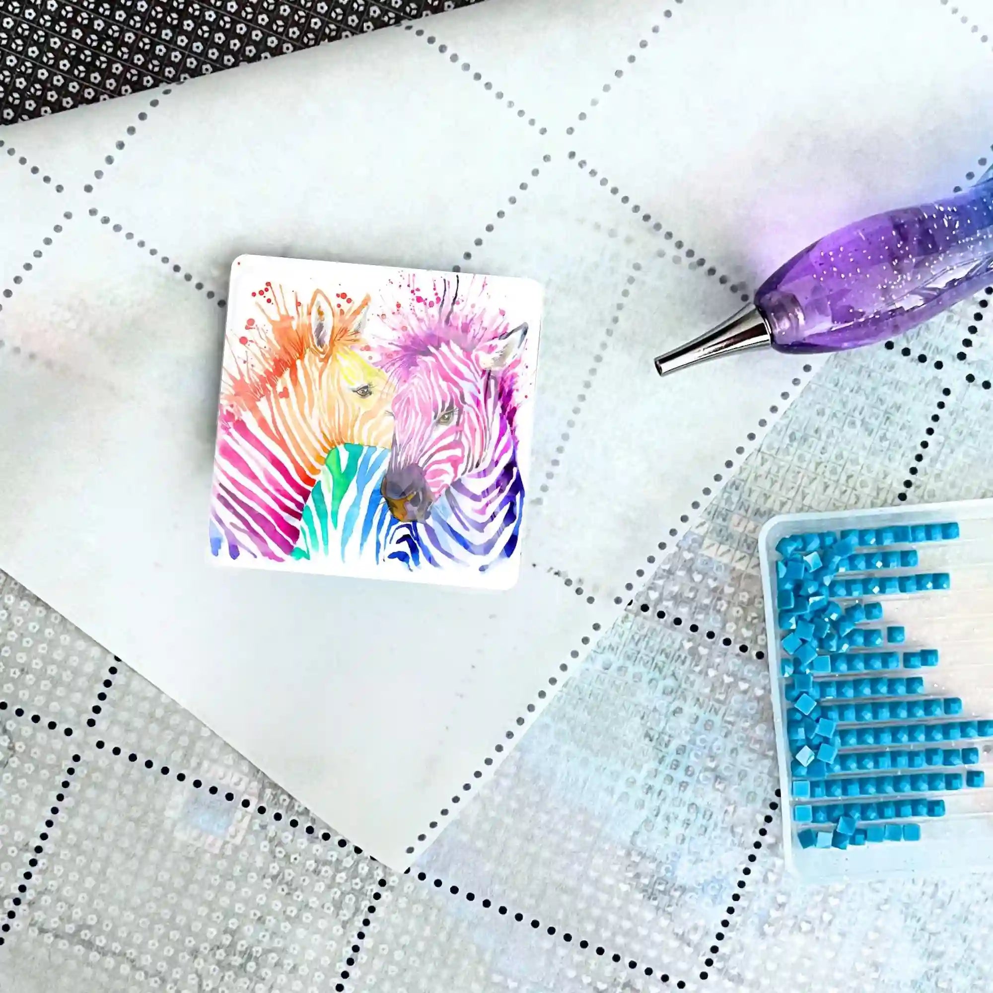 Cover Minder - Colorful Zebras