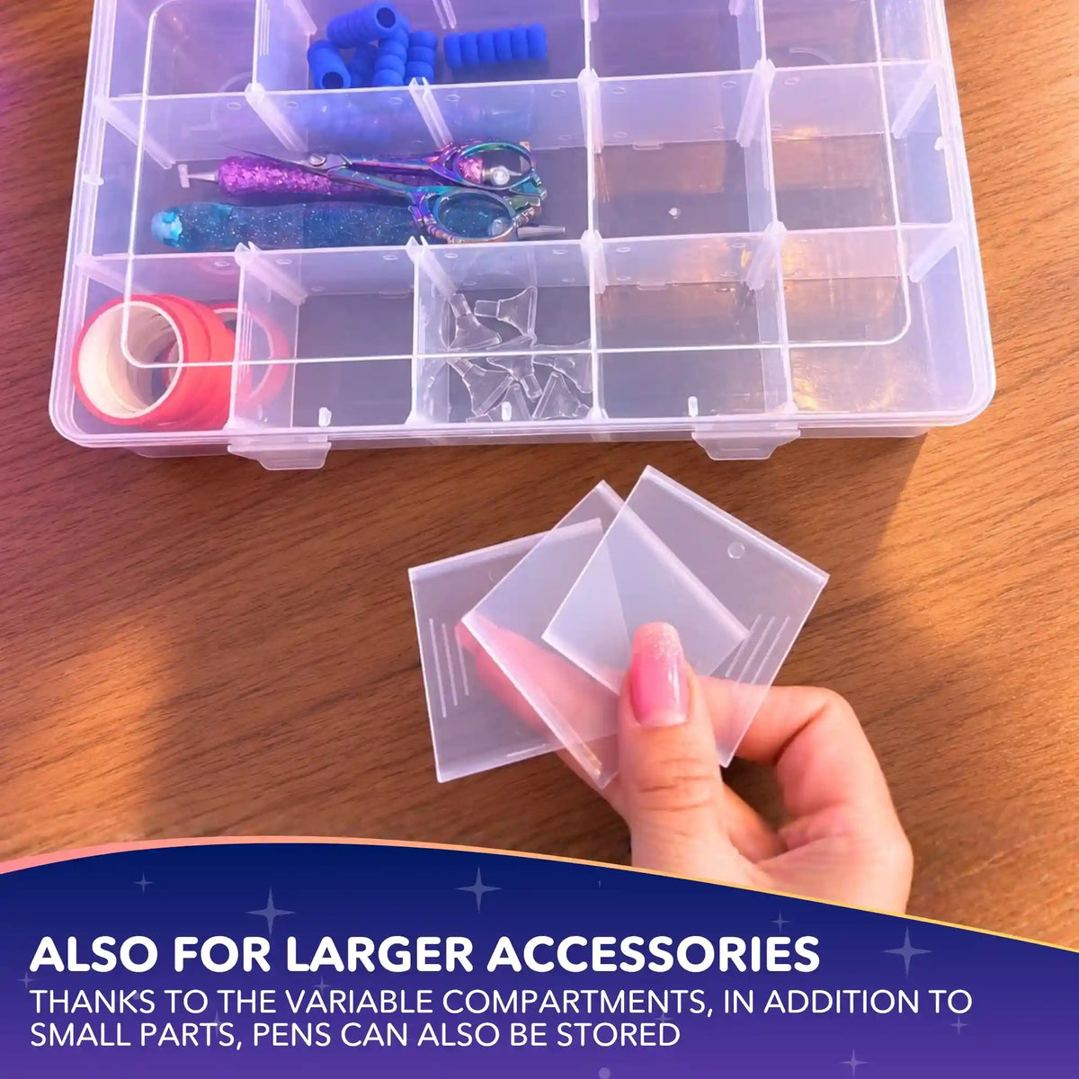 Diamond Painting Storage Box / 15 Compartments