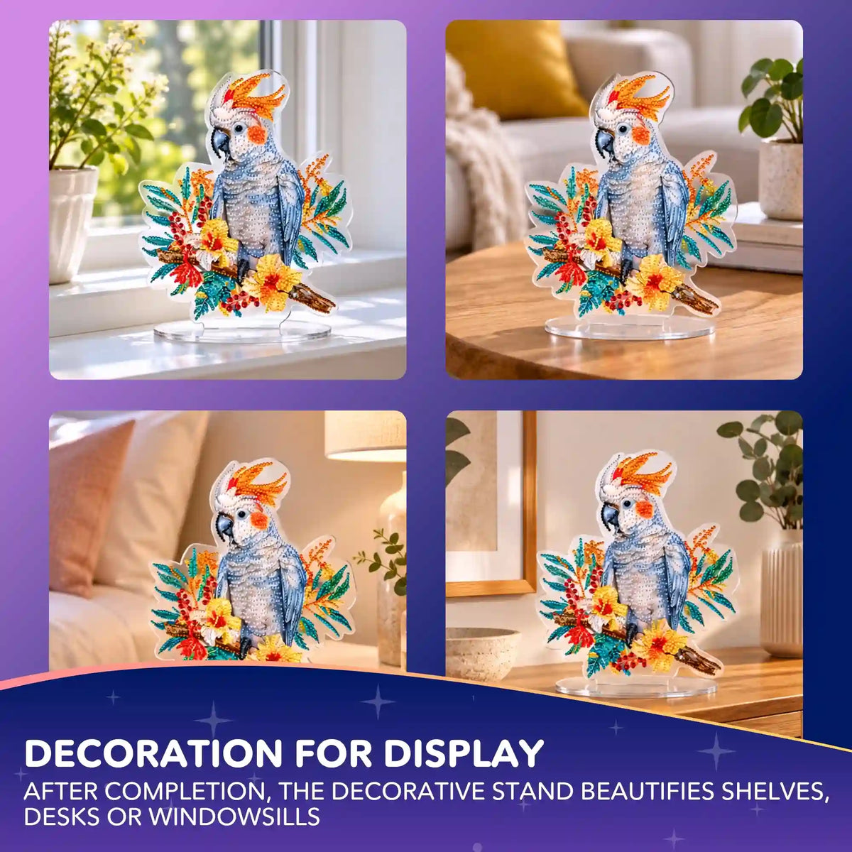 Diamond Painting Display Stand — Cockatoo
