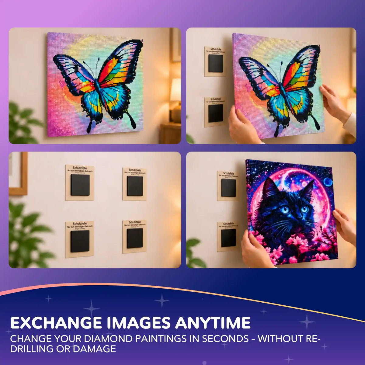 Magnetic Wall Mount for Diamond Paintings