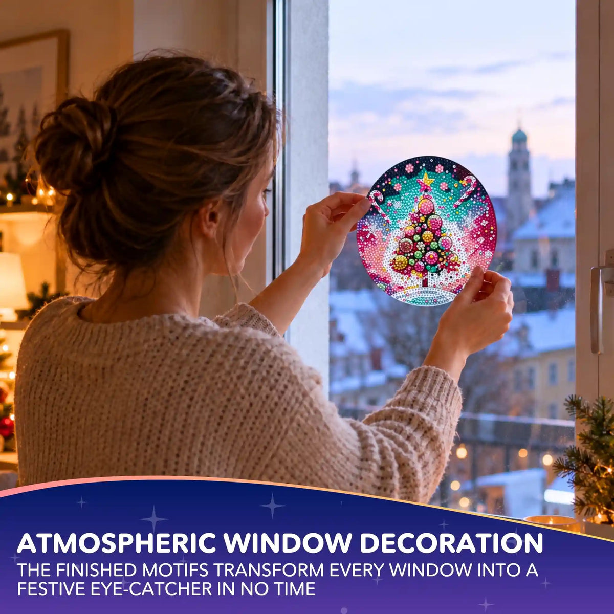 Window Decorations – Large Christmas Trees