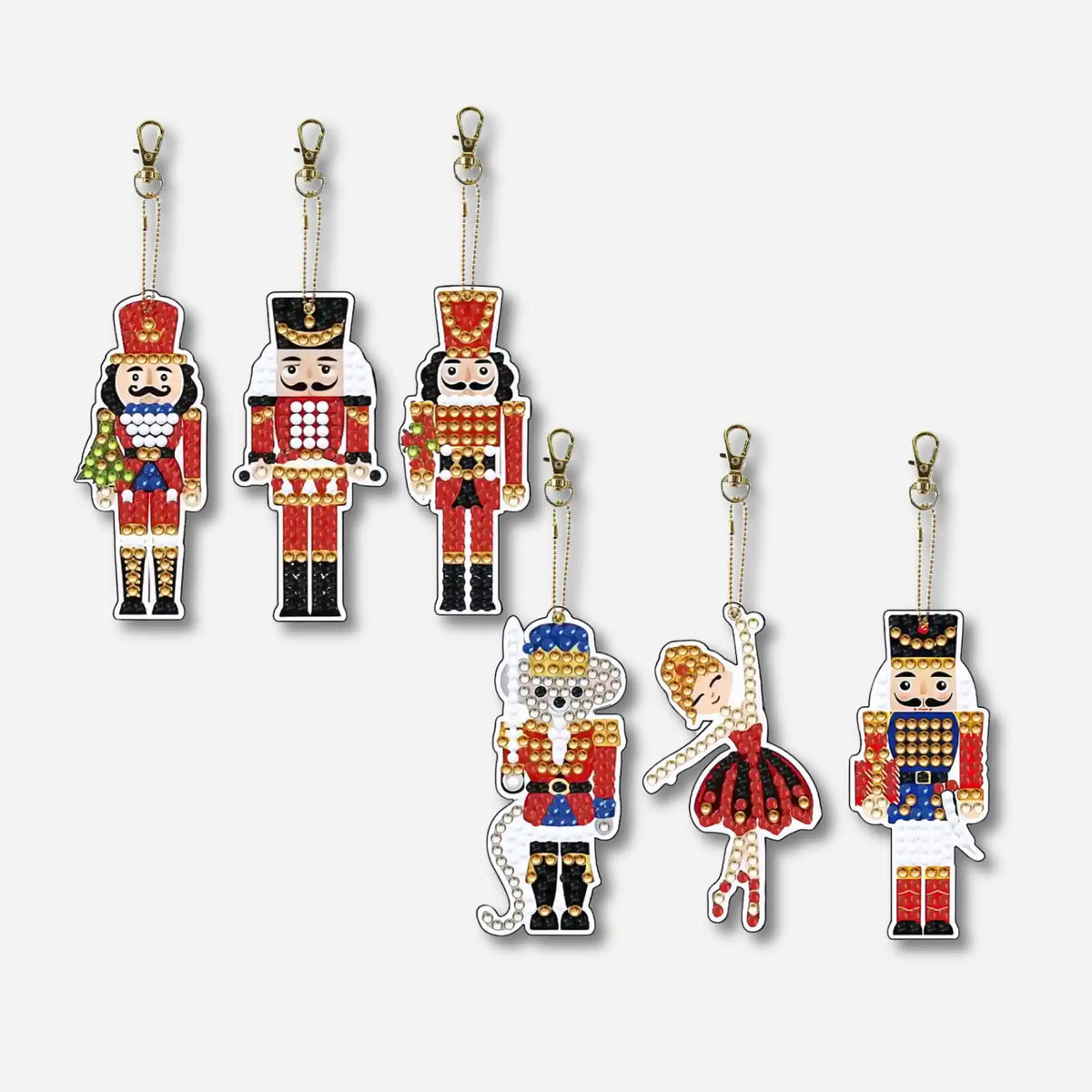 Diamond Painting Keychains — Nutcracker