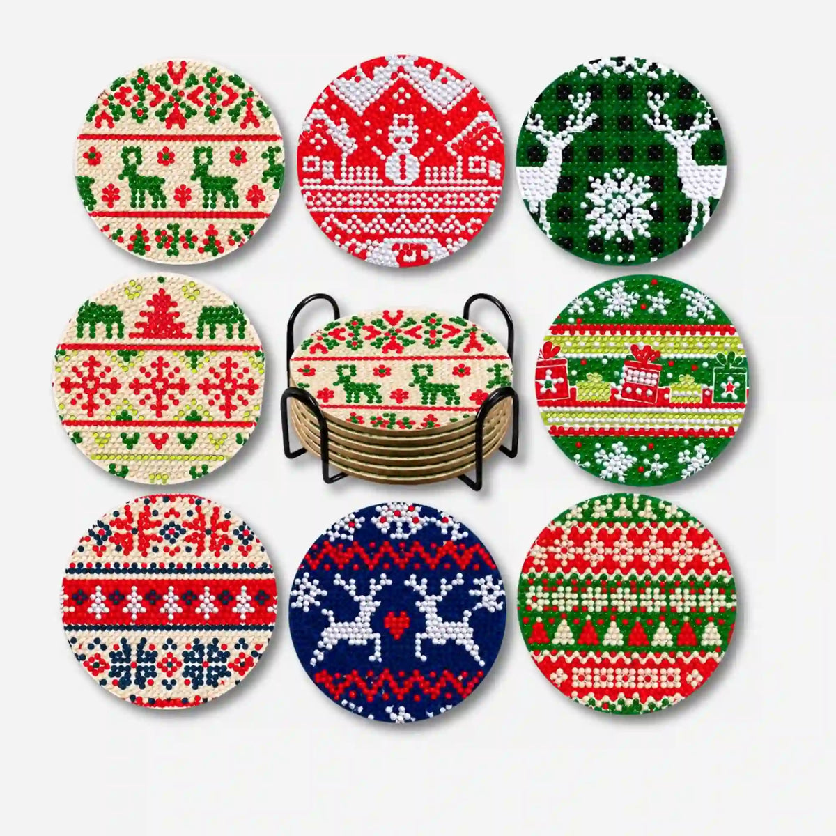 Diamond Painting Coasters - Christmas Motifs