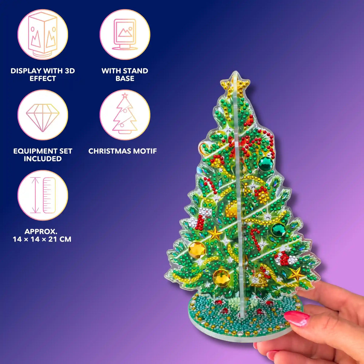 Diamond Painting Stand – 3D Christmas Tree