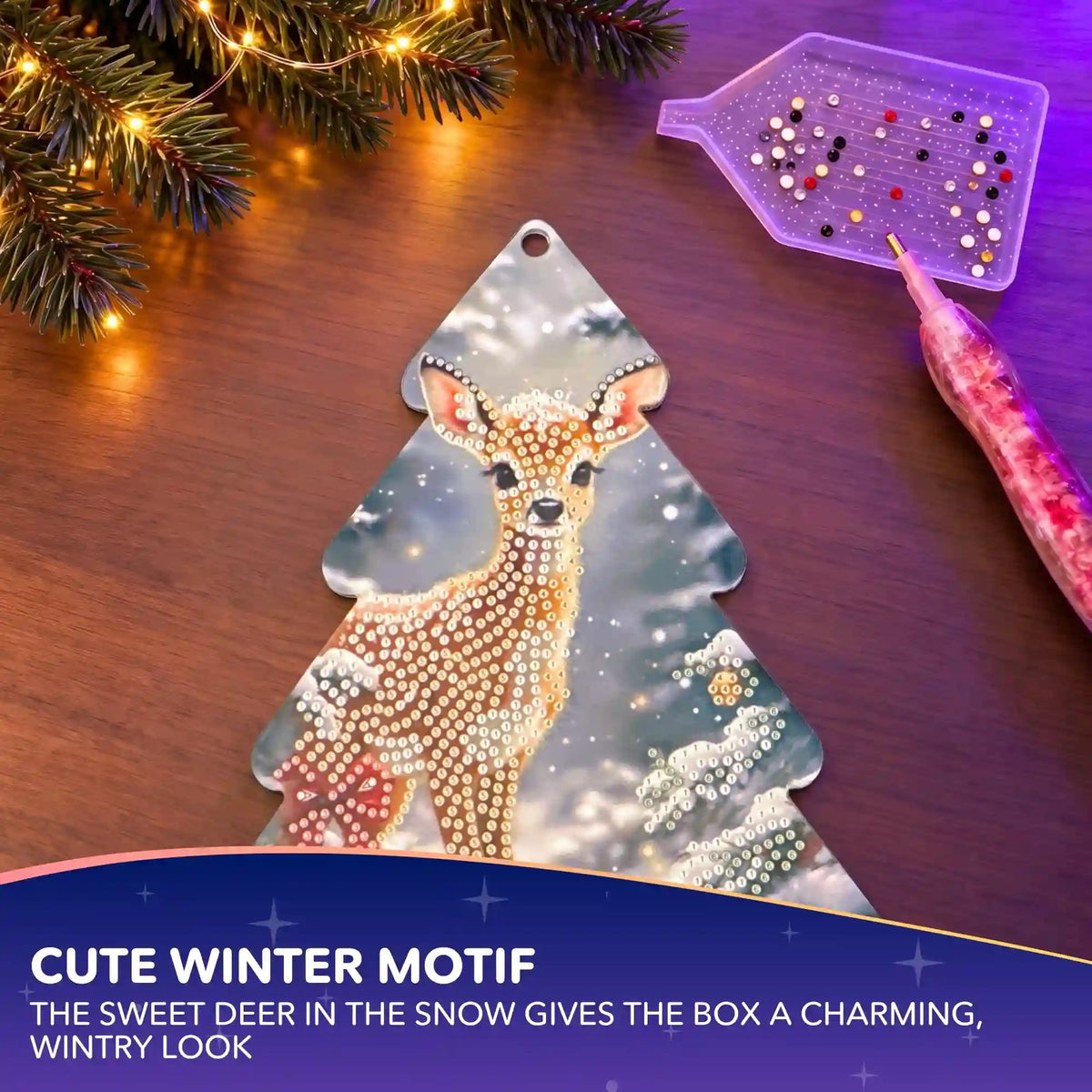 Diamond Painting Storage Box Christmas Deer