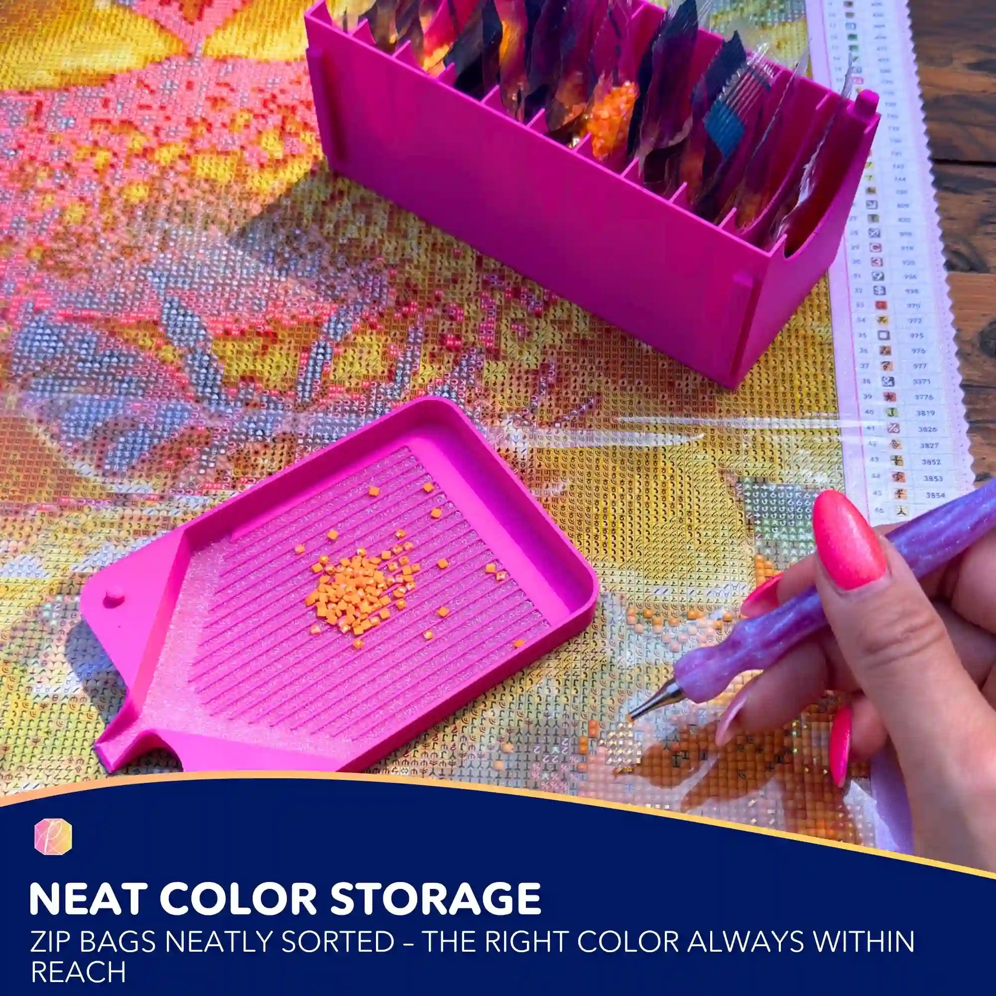 3D Storage Zipper Bag Box