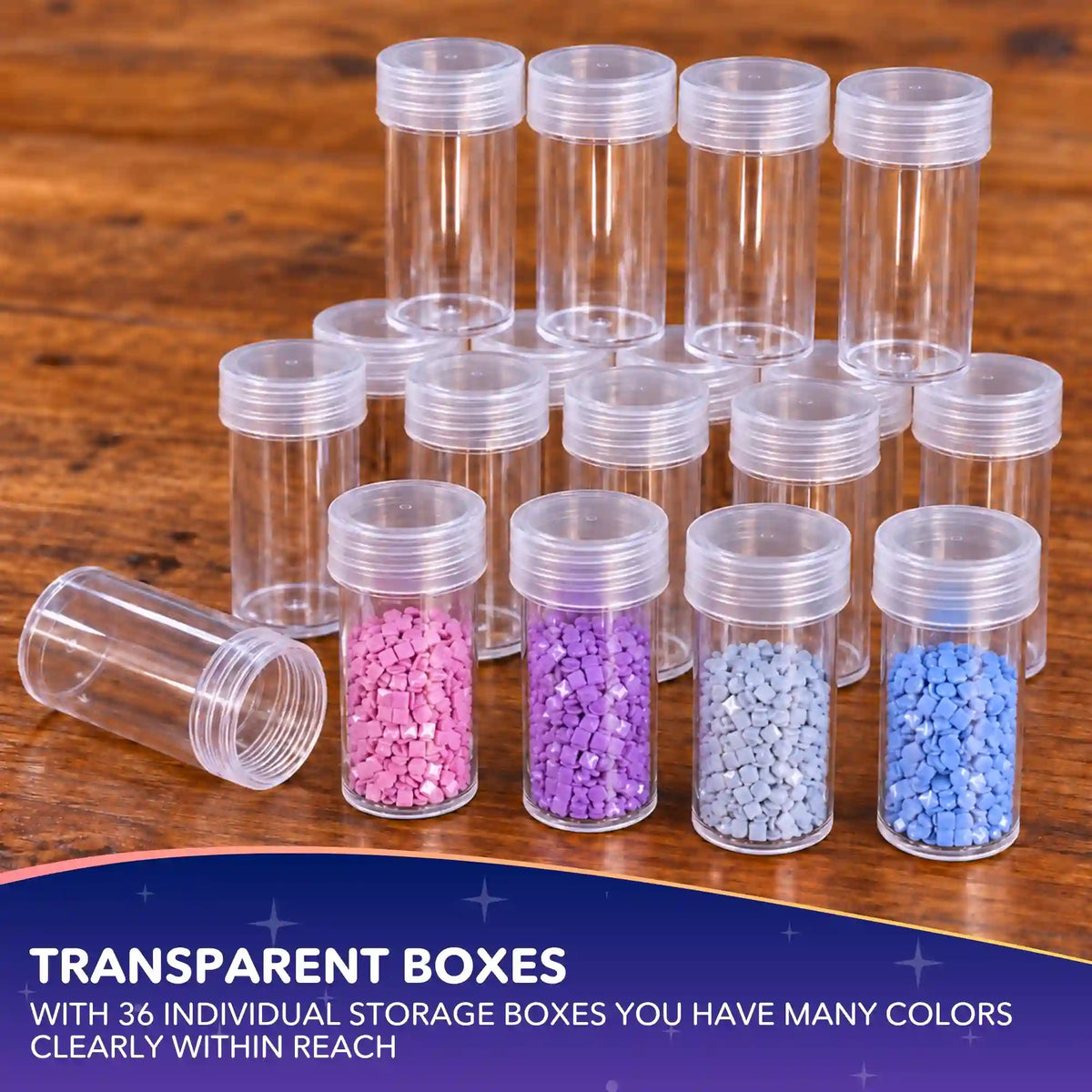 Diamond Painting Storage Containers / 36 Pieces