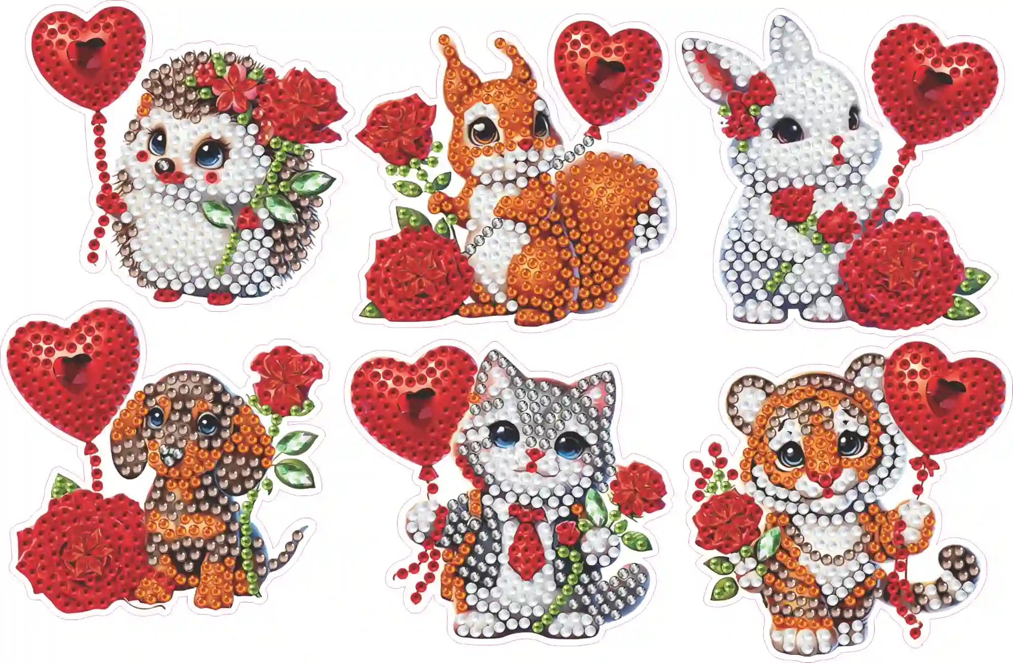 Diamond Painting Fridge Magnets - Cute Animals