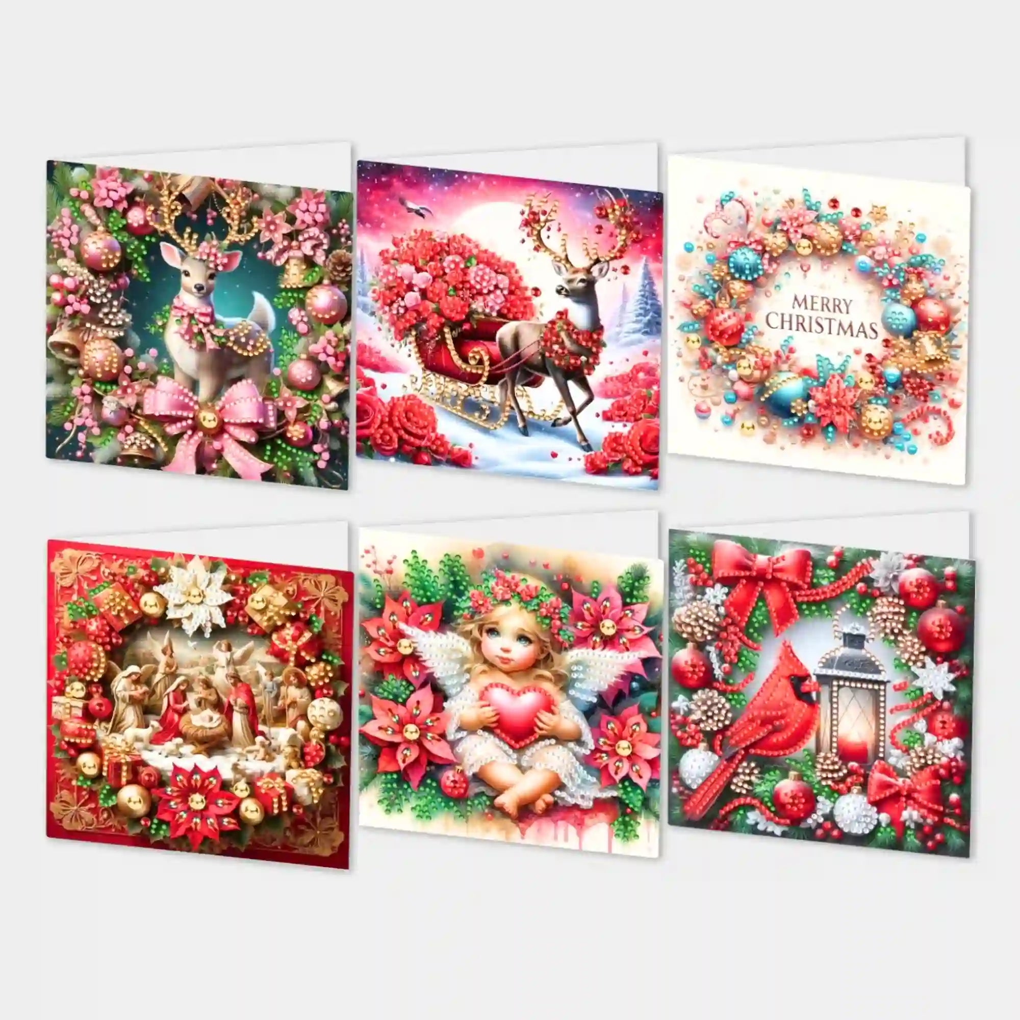 Diamond Painting Christmas Cards