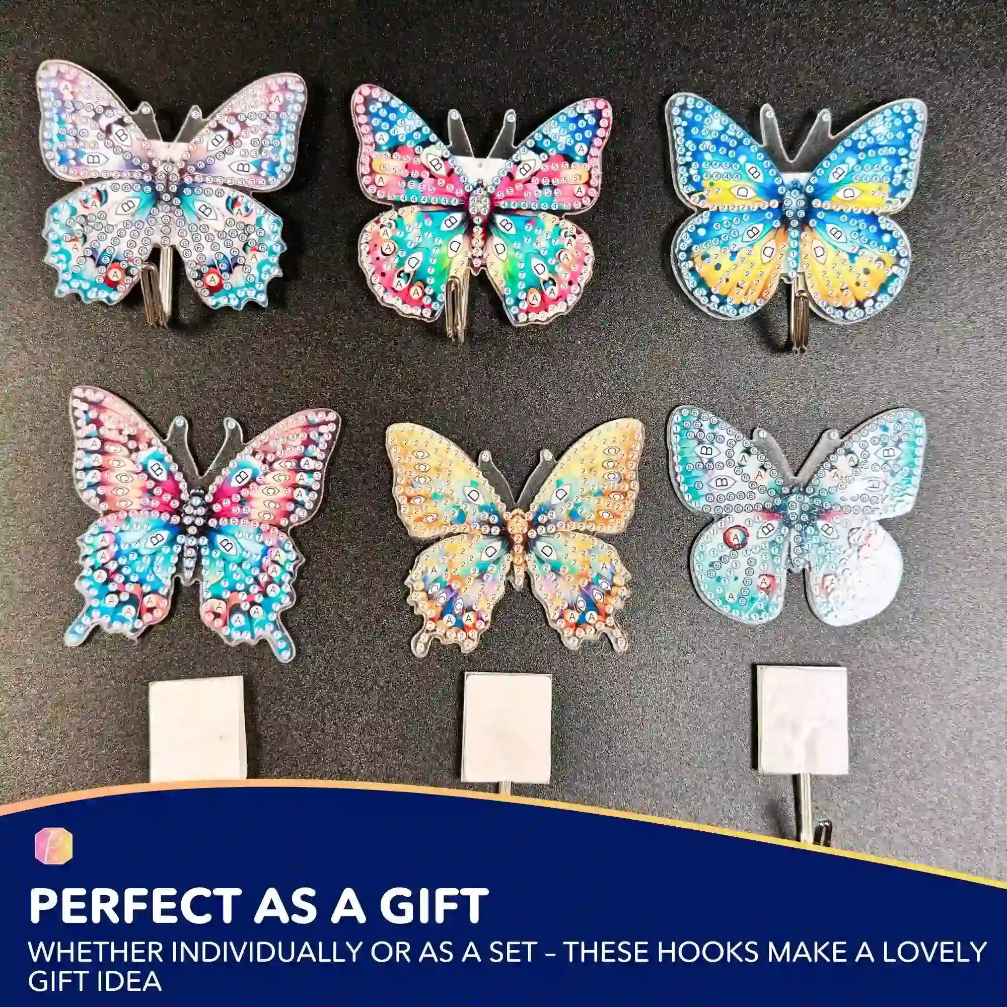 Diamond Painting Wall Hooks Butterflies