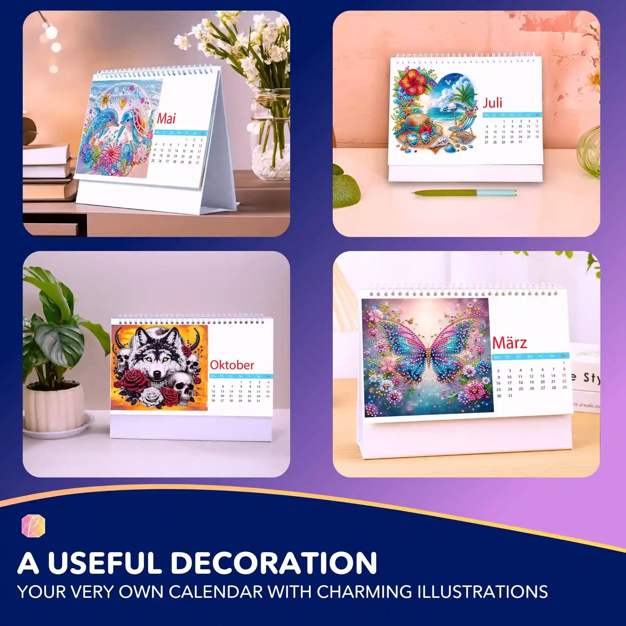 Diamond Painting Calendar 2026