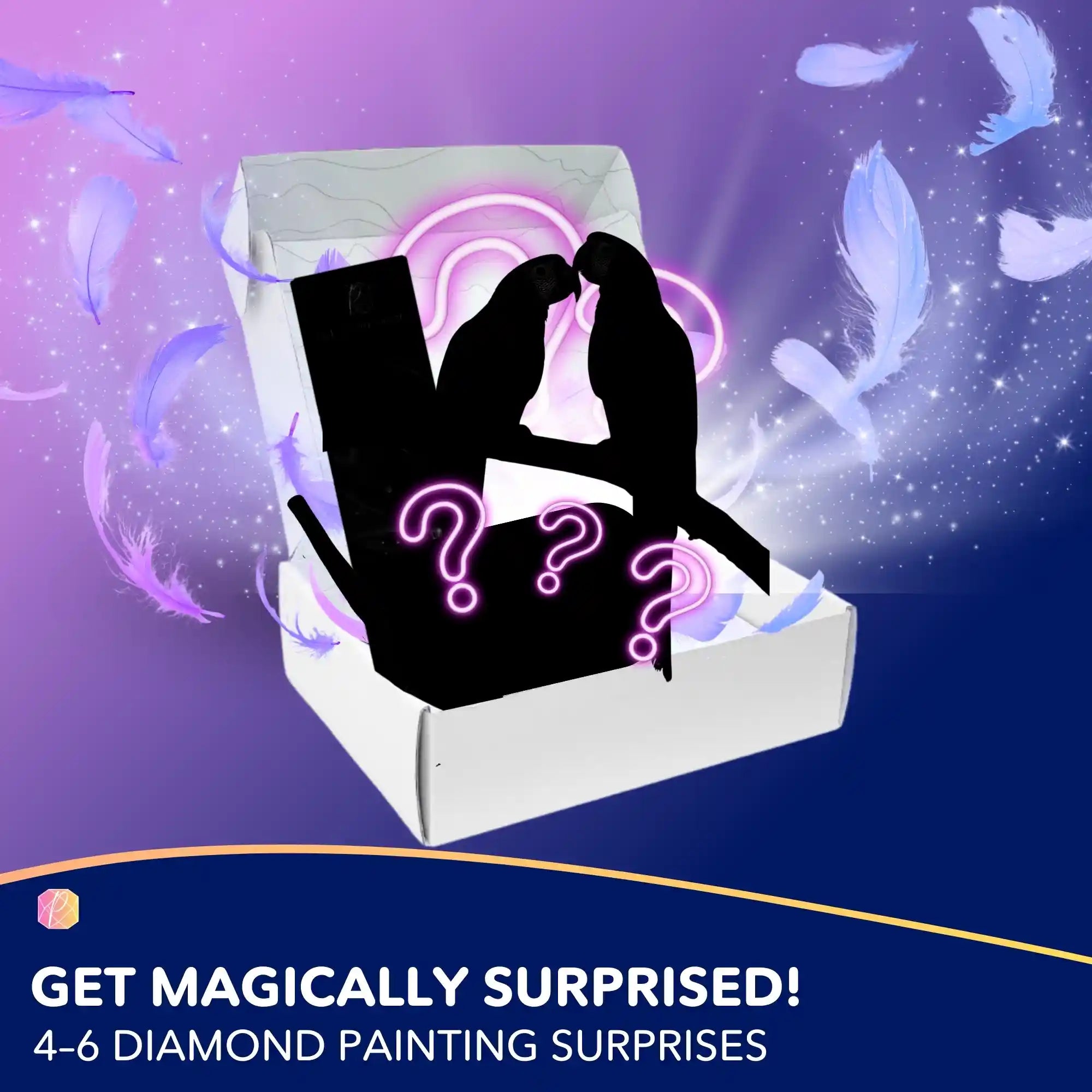 Diamond Painting Mystery-Box "Birds" (#1)